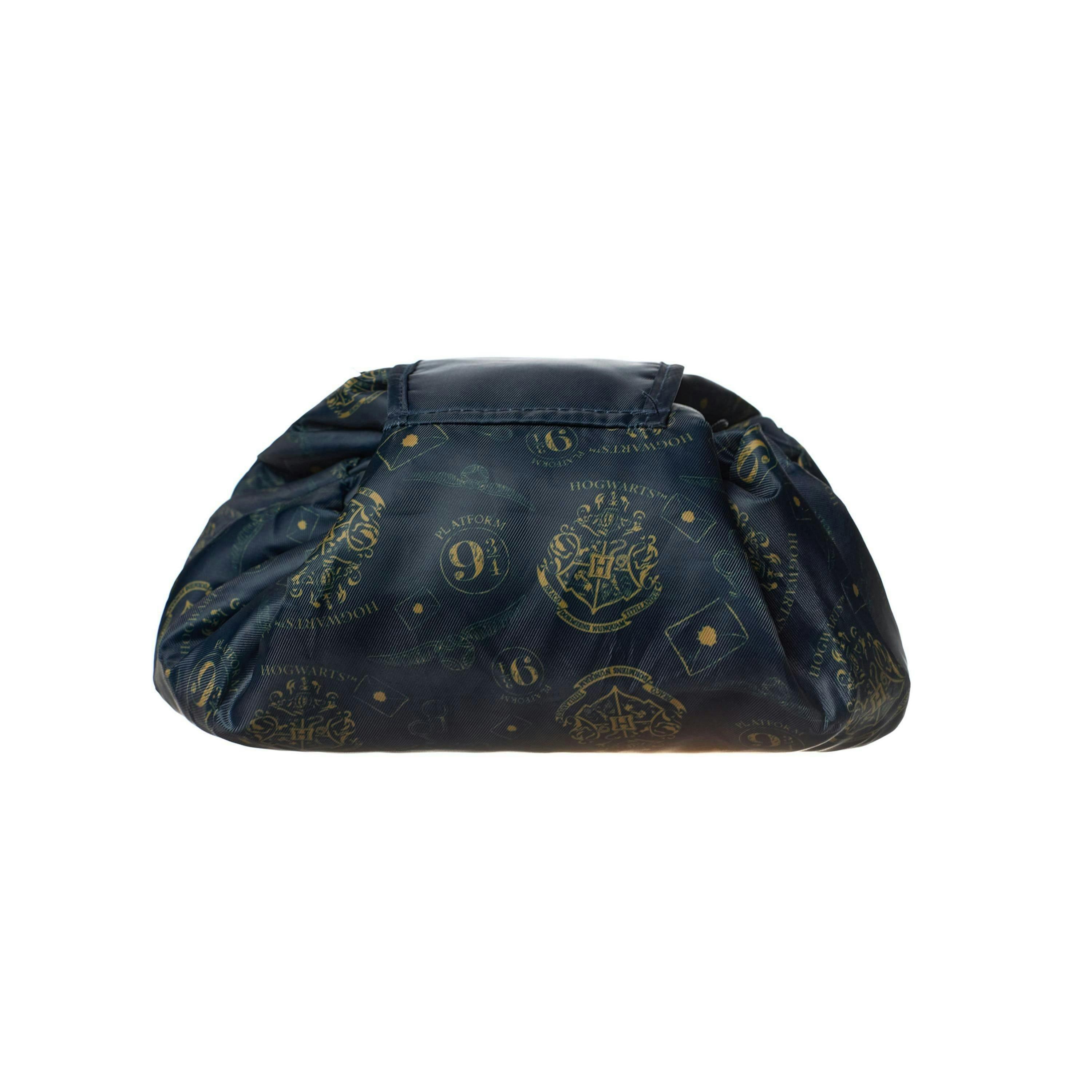 Harry Potter Womens Blue Icons AOP Makeup Bag (One Size) by Vanilla Underground , view 2 of 6