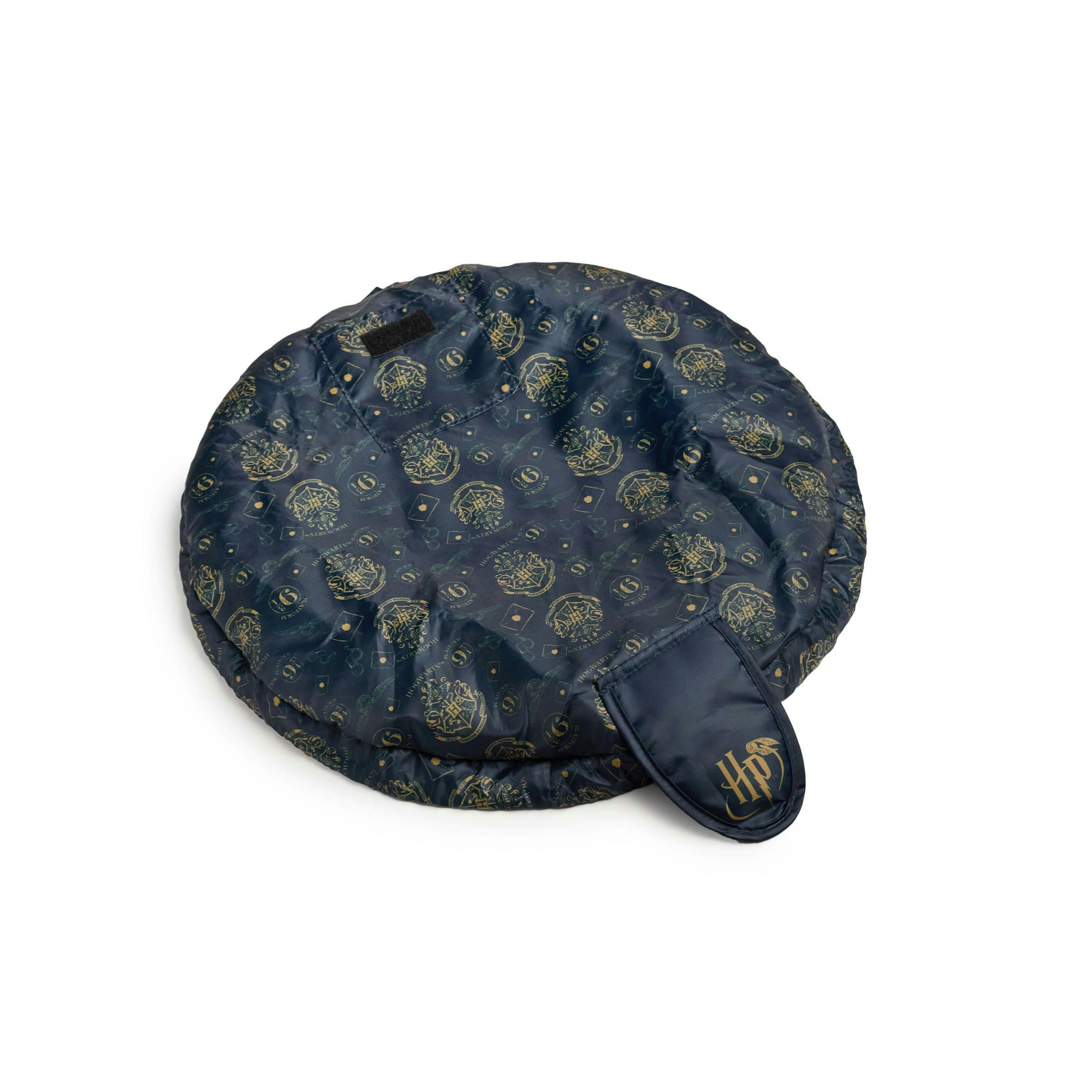 Harry Potter Womens Blue Icons AOP Makeup Bag (One Size) by Vanilla Underground , view 5 of 6