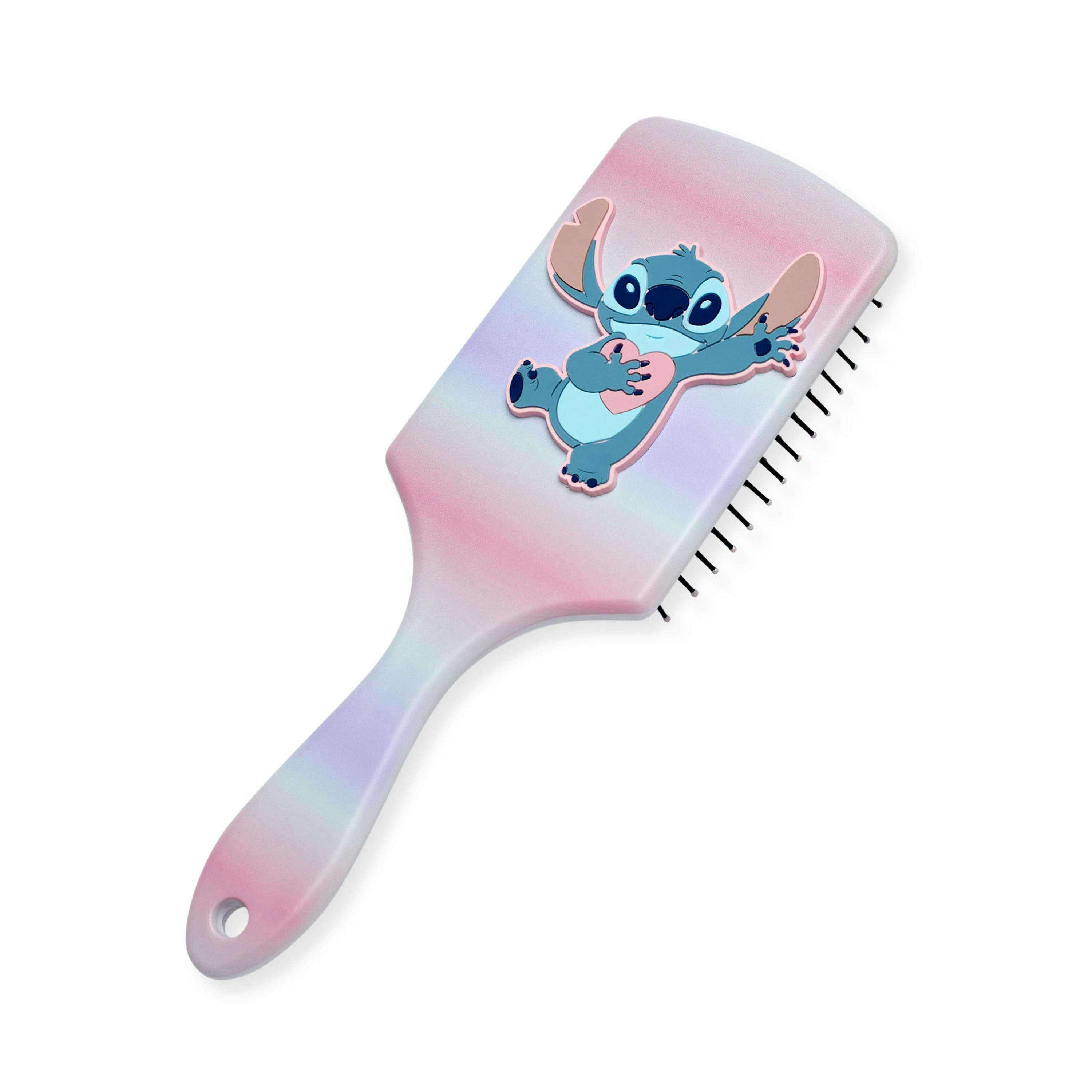 Disney Womens Multicoloured Stitch Ombre Hair Brush and Scrunchie Set (One Size) by Vanilla Underground , view 2 of 6
