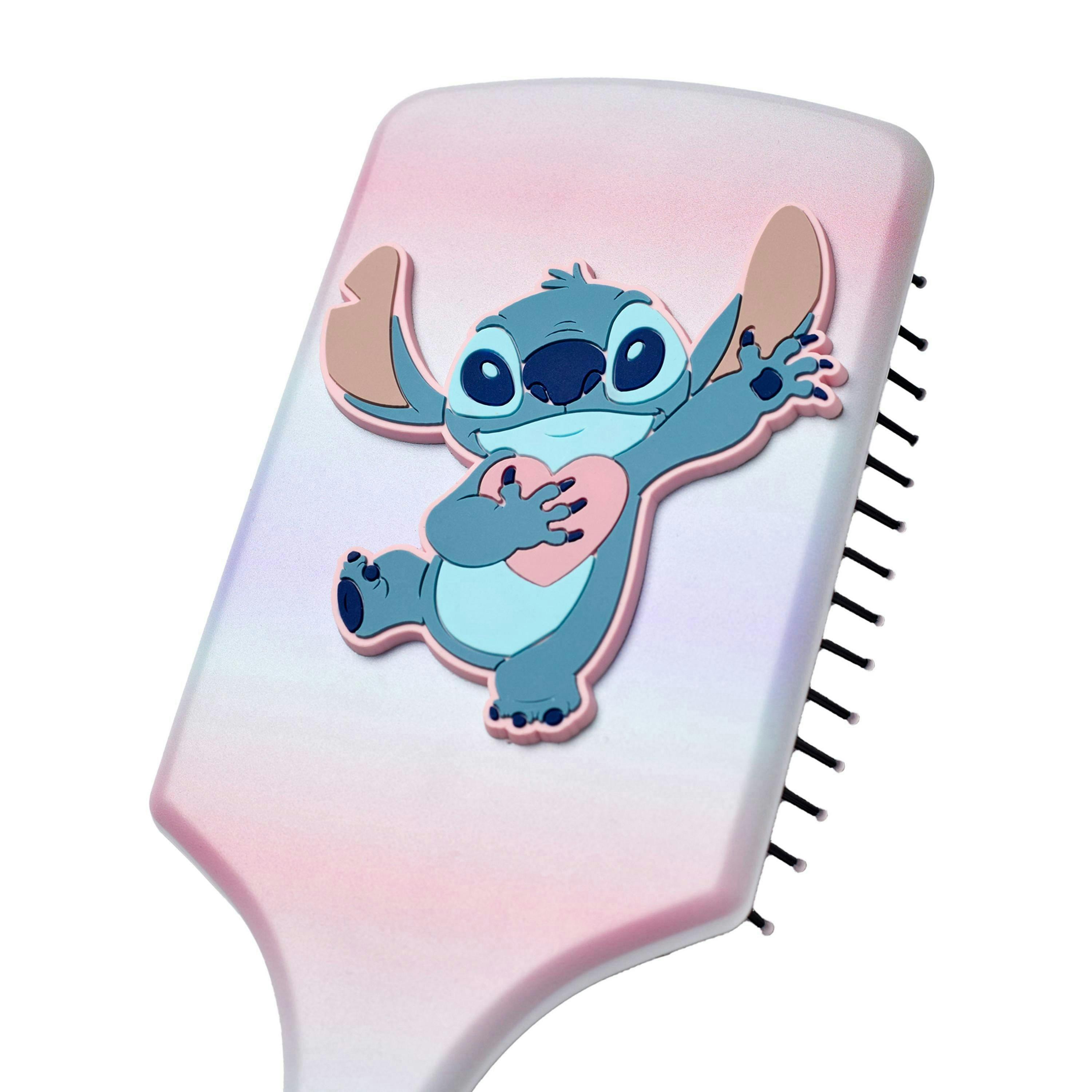 Disney Womens Multicoloured Stitch Ombre Hair Brush and Scrunchie Set (One Size) by Vanilla Underground , view 5 of 6