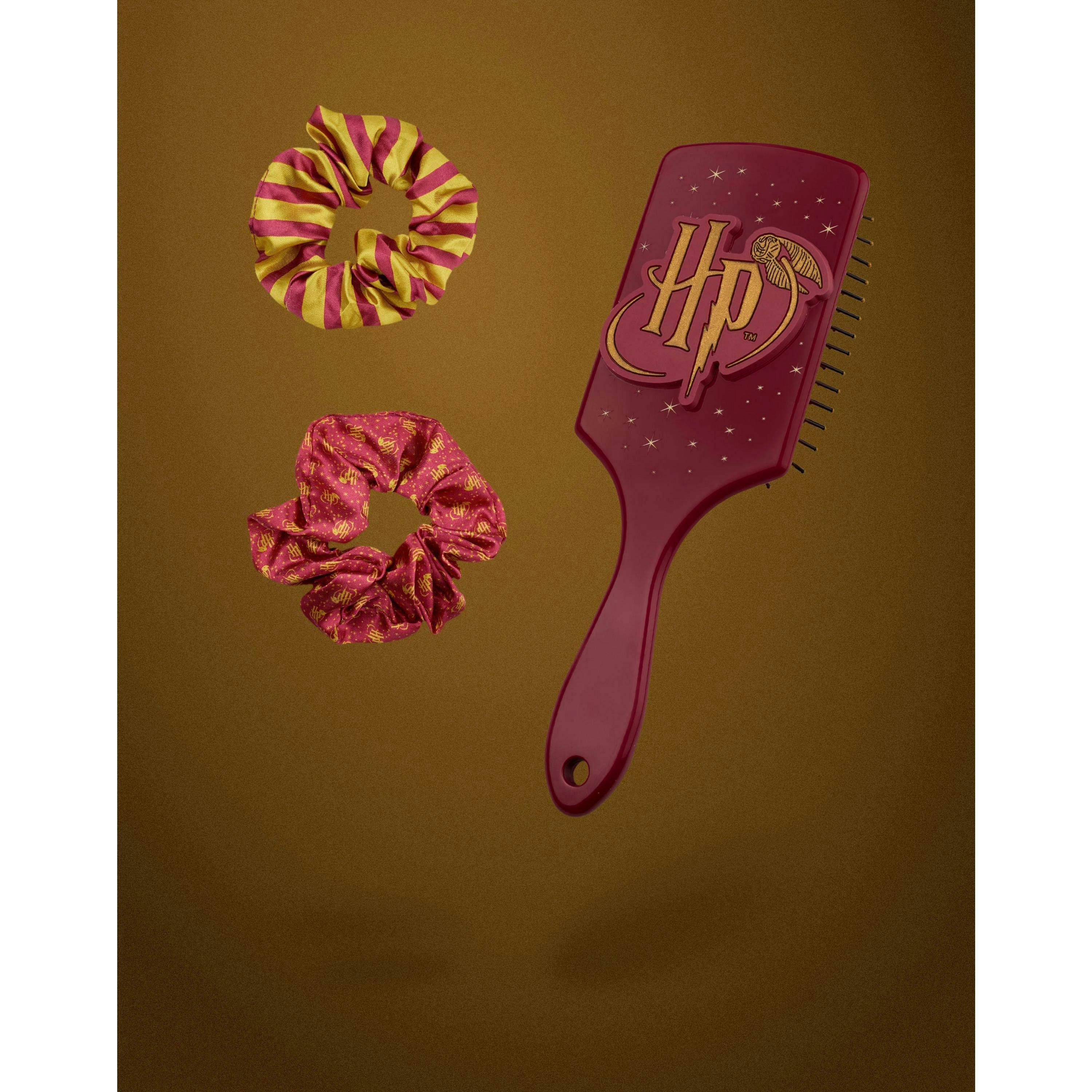 Harry Potter Womens Multicoloured Logo Hair Brush and Scrunchie Set (One Size) by Vanilla Underground , view 6 of 6
