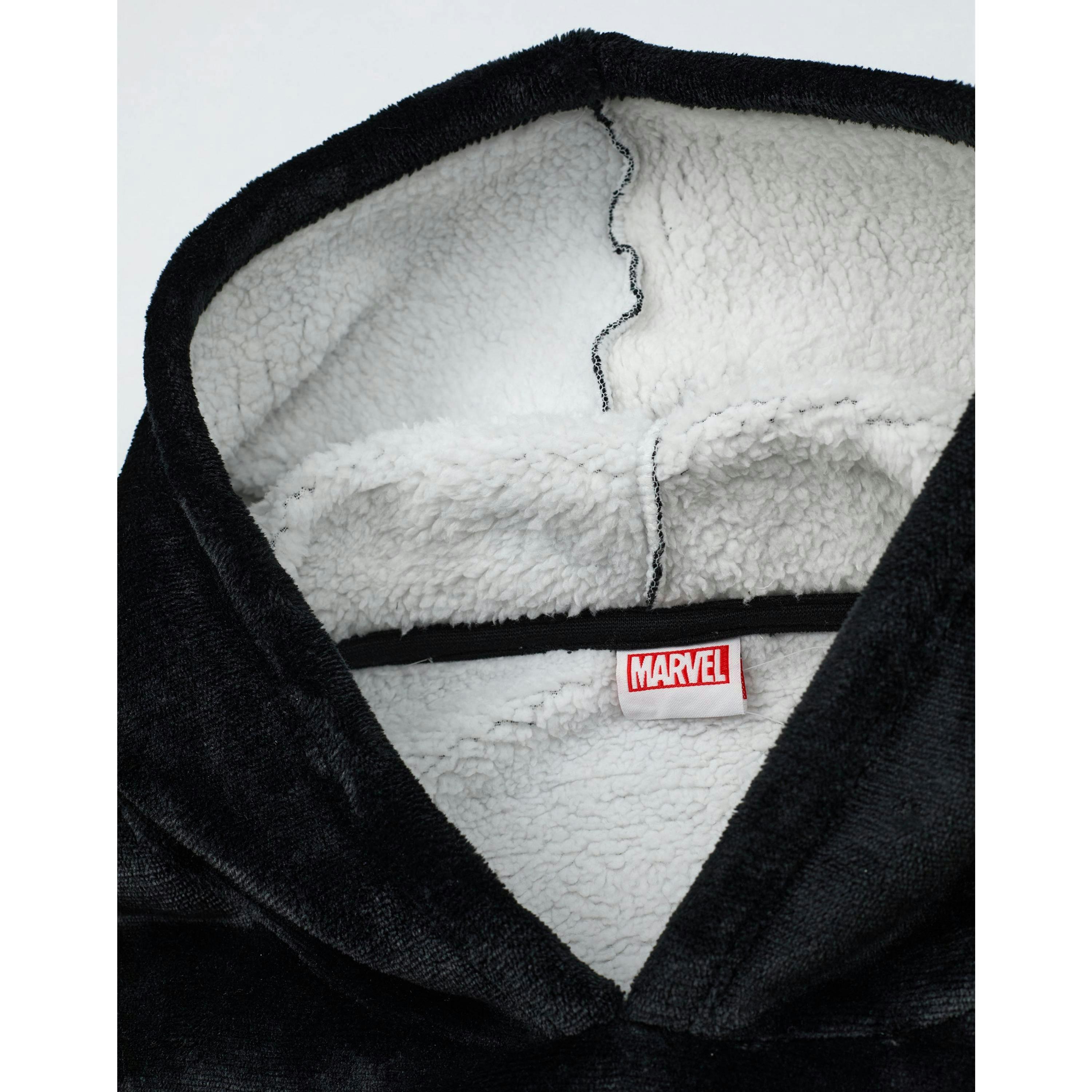 Marvel Mens Black Venom Blanket Hoodie (One Size) by Vanilla Underground , view 4 of 6
