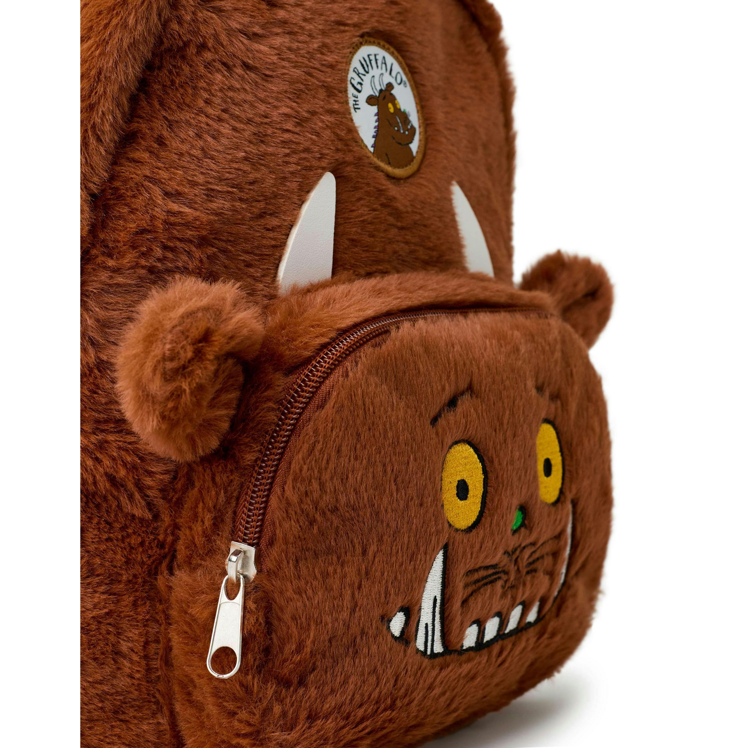 Gruffalo & Friends Unisex Kids Brown 3D Novelty Face Backpack (One Size) by Vanilla Underground , view 6 of 6