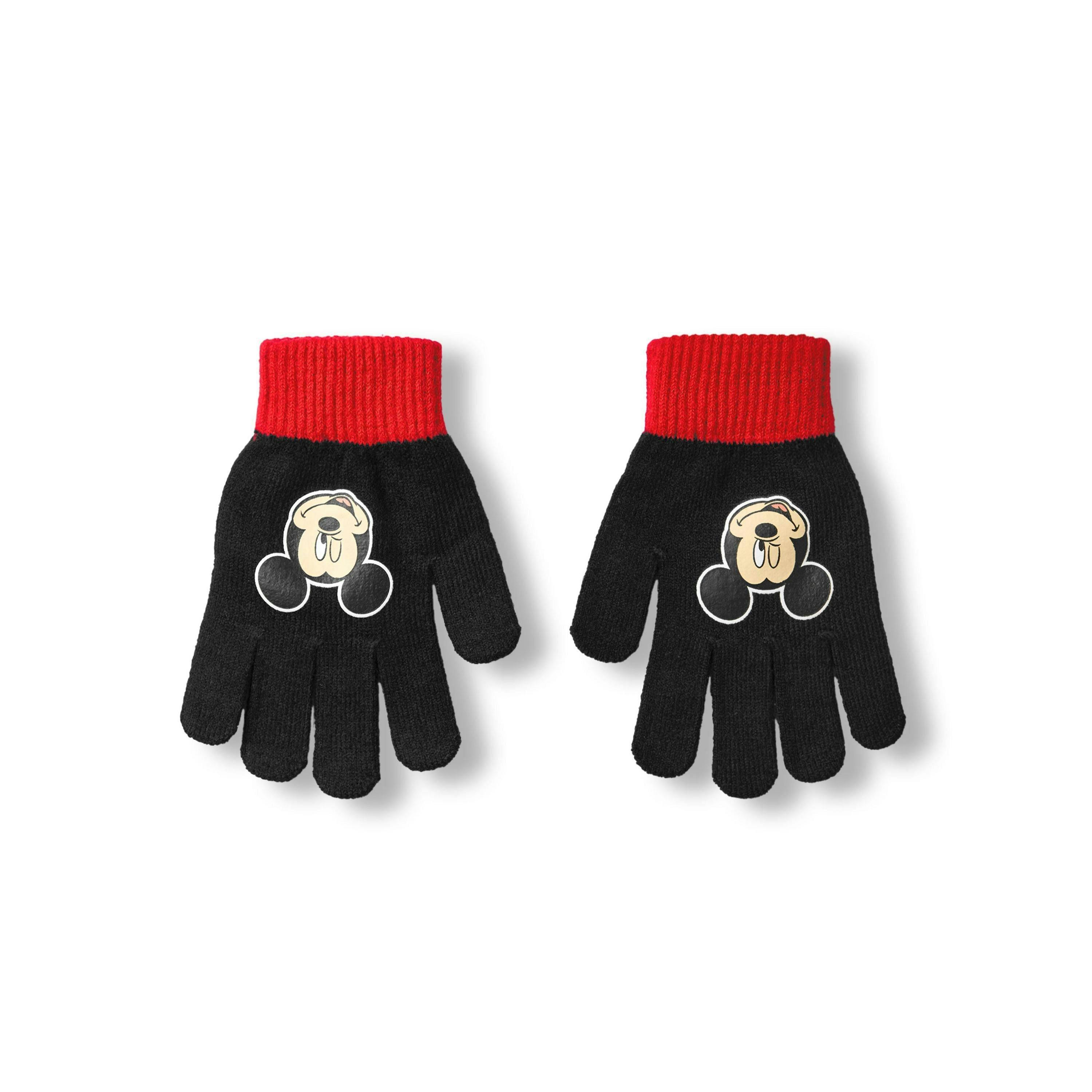Disney Boys Multicoloured Mickey Mouse Beanie and Gloves Set (One Size) by Vanilla Underground , view 2 of 6