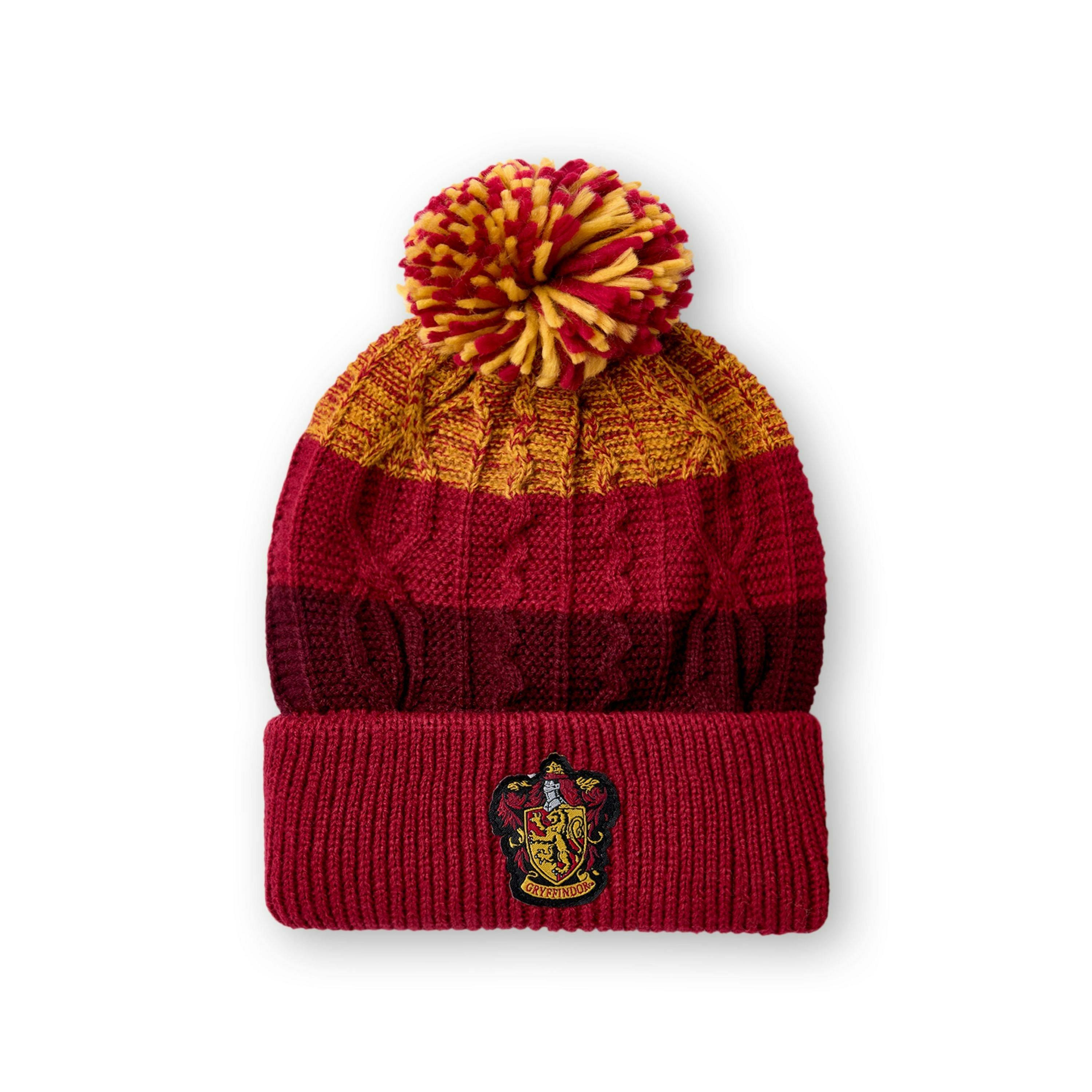 Harry Potter Unisex Kids Multicoloured Gryffindor Beanie and Gloves Set (One Size) by Vanilla Underground , view 3 of 6