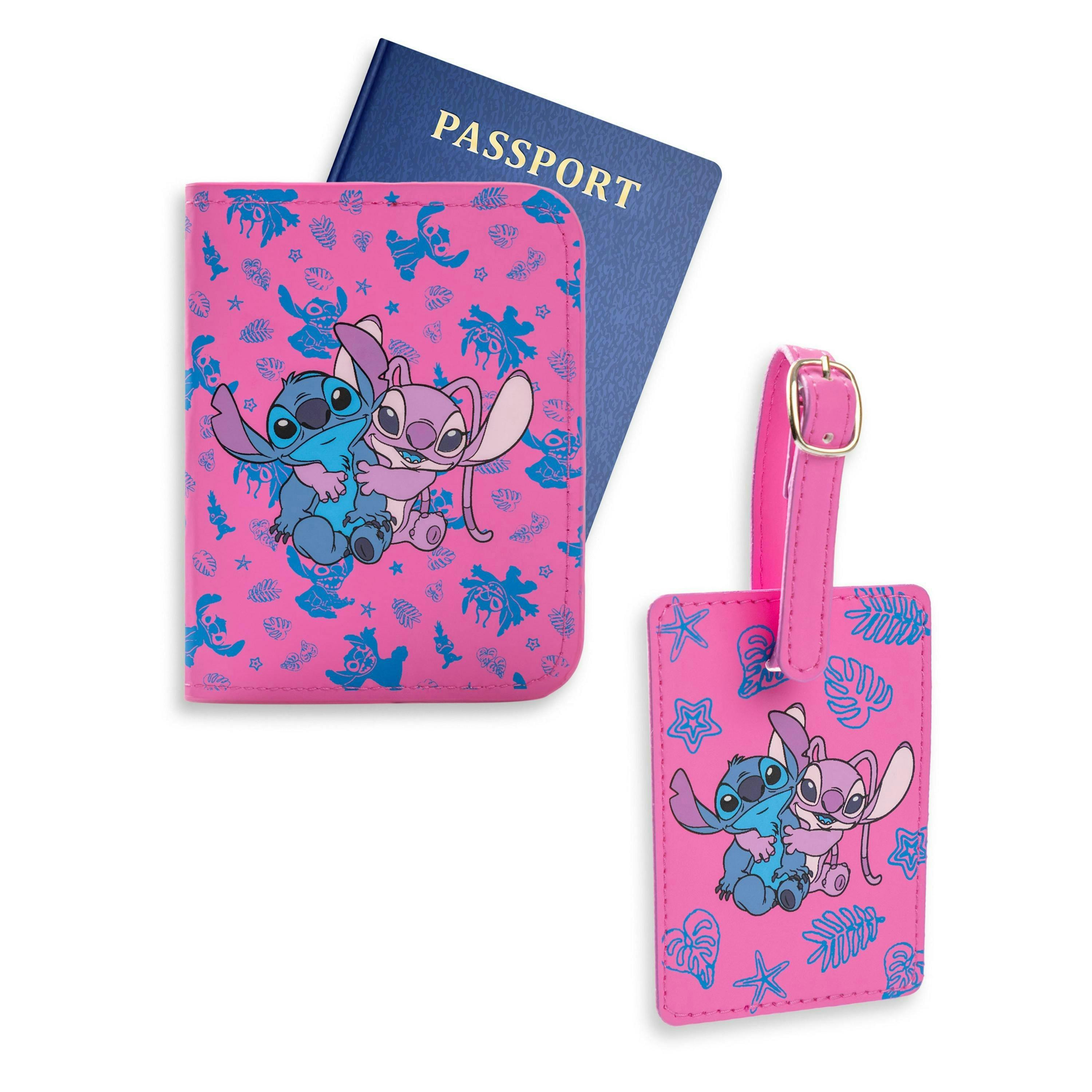 Lilo & Stitch Unisex Kids Pink Travel Set Wallet Gift Set (One Size) by Vanilla Underground , view 1 of 6
