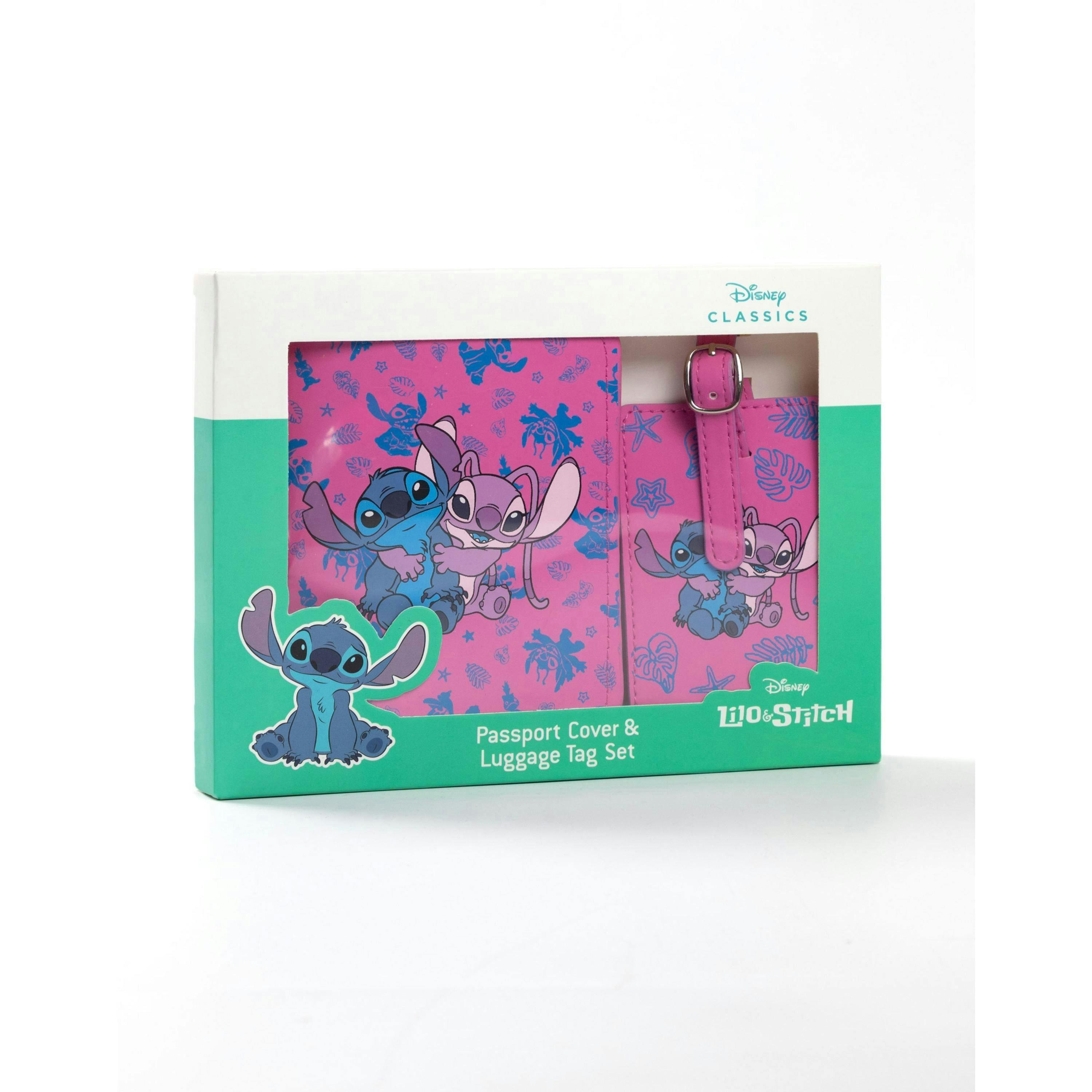 Lilo & Stitch Unisex Kids Pink Travel Set Wallet Gift Set (One Size) by Vanilla Underground , view 4 of 6