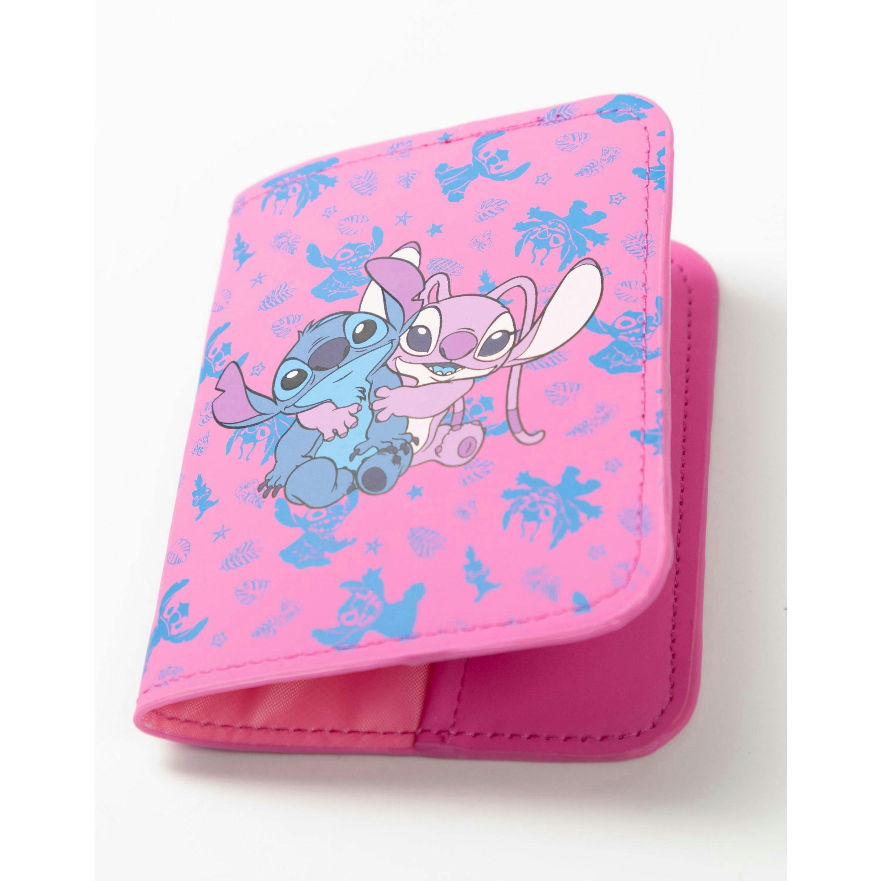 Lilo & Stitch Unisex Kids Pink Travel Set Wallet Gift Set (One Size) by Vanilla Underground , view 6 of 6