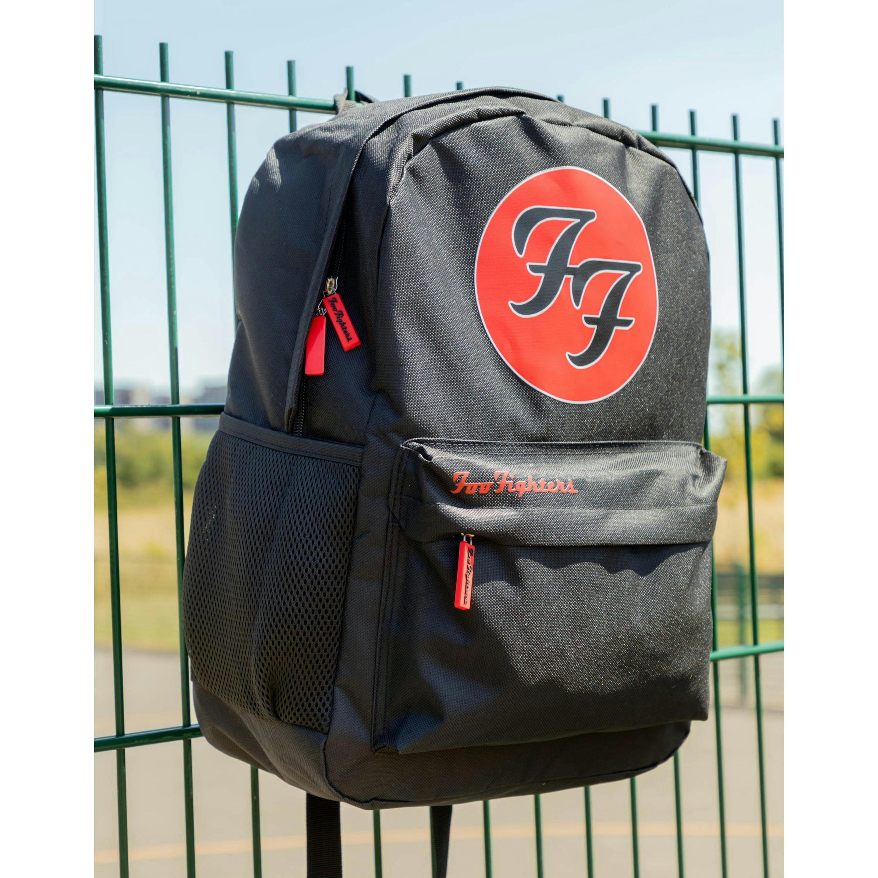 Foo Fighters Unisex Black Logo Backpack (One Size) by Vanilla Underground , view 3 of 6
