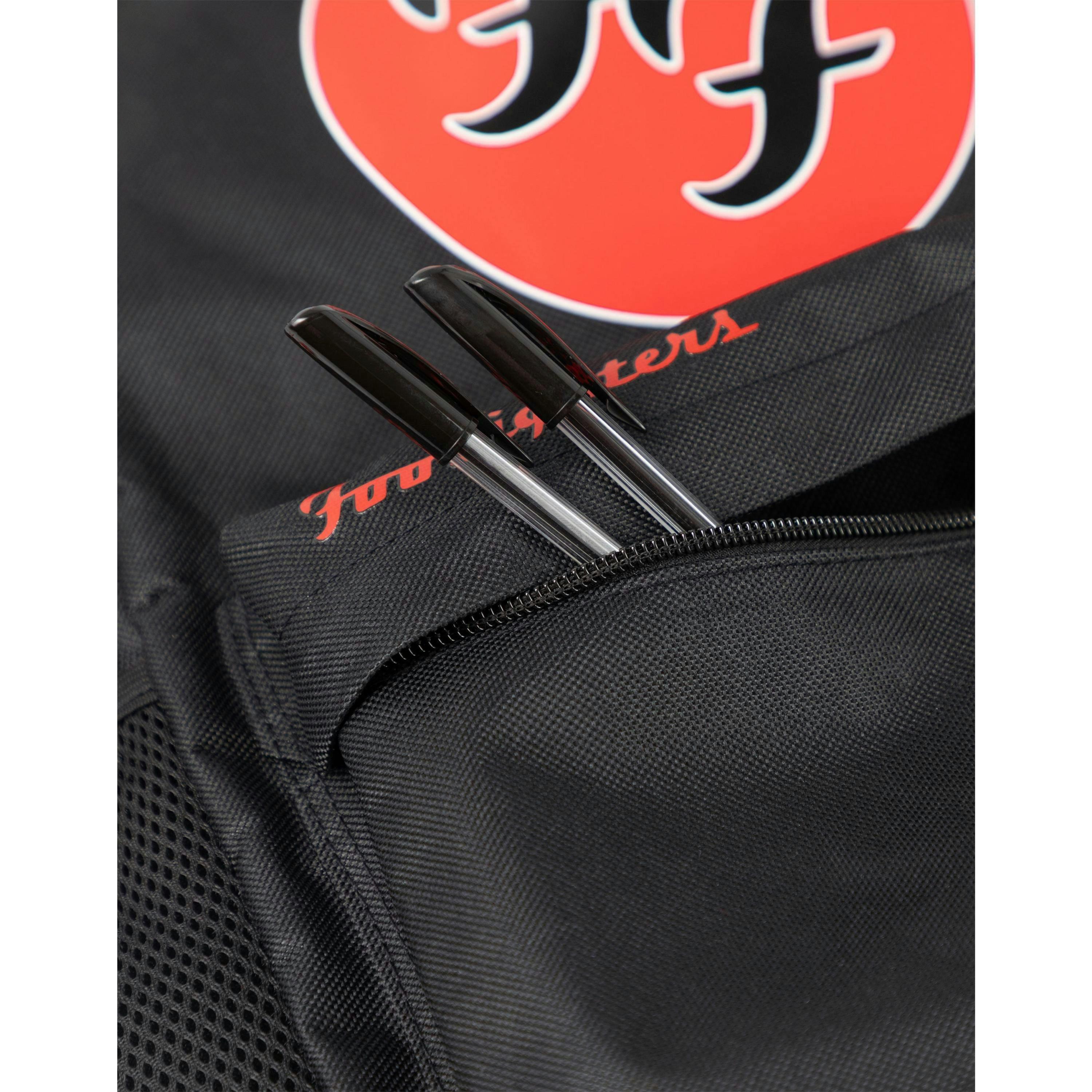 Foo Fighters Unisex Black Logo Backpack (One Size) by Vanilla Underground , view 6 of 6