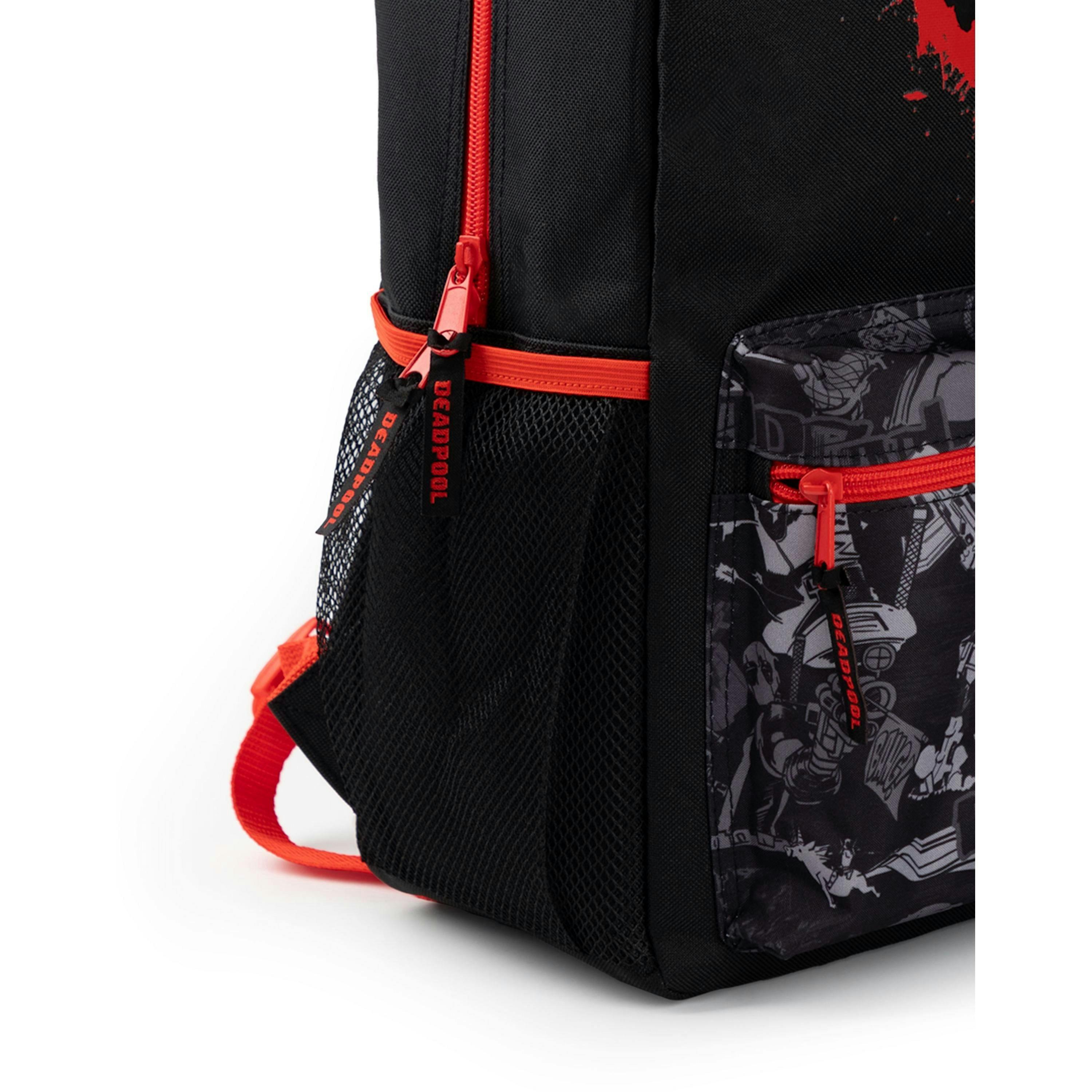 Marvel Boys Black Deadpool Backpack (One Size) by Vanilla Underground , view 6 of 6