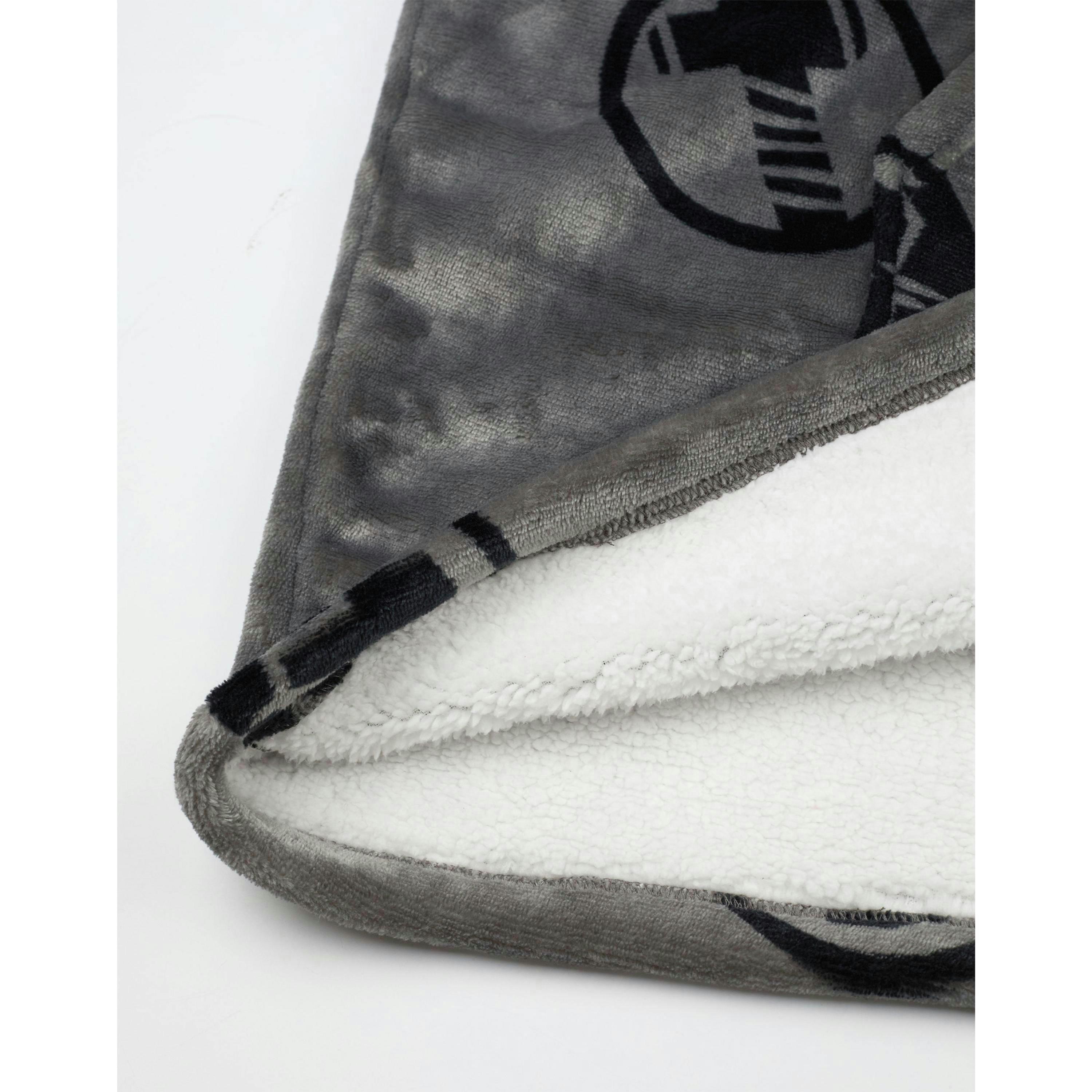 Marvel Mens Grey Logo Blanket Hoodie (One Size) by Vanilla Underground , view 5 of 6