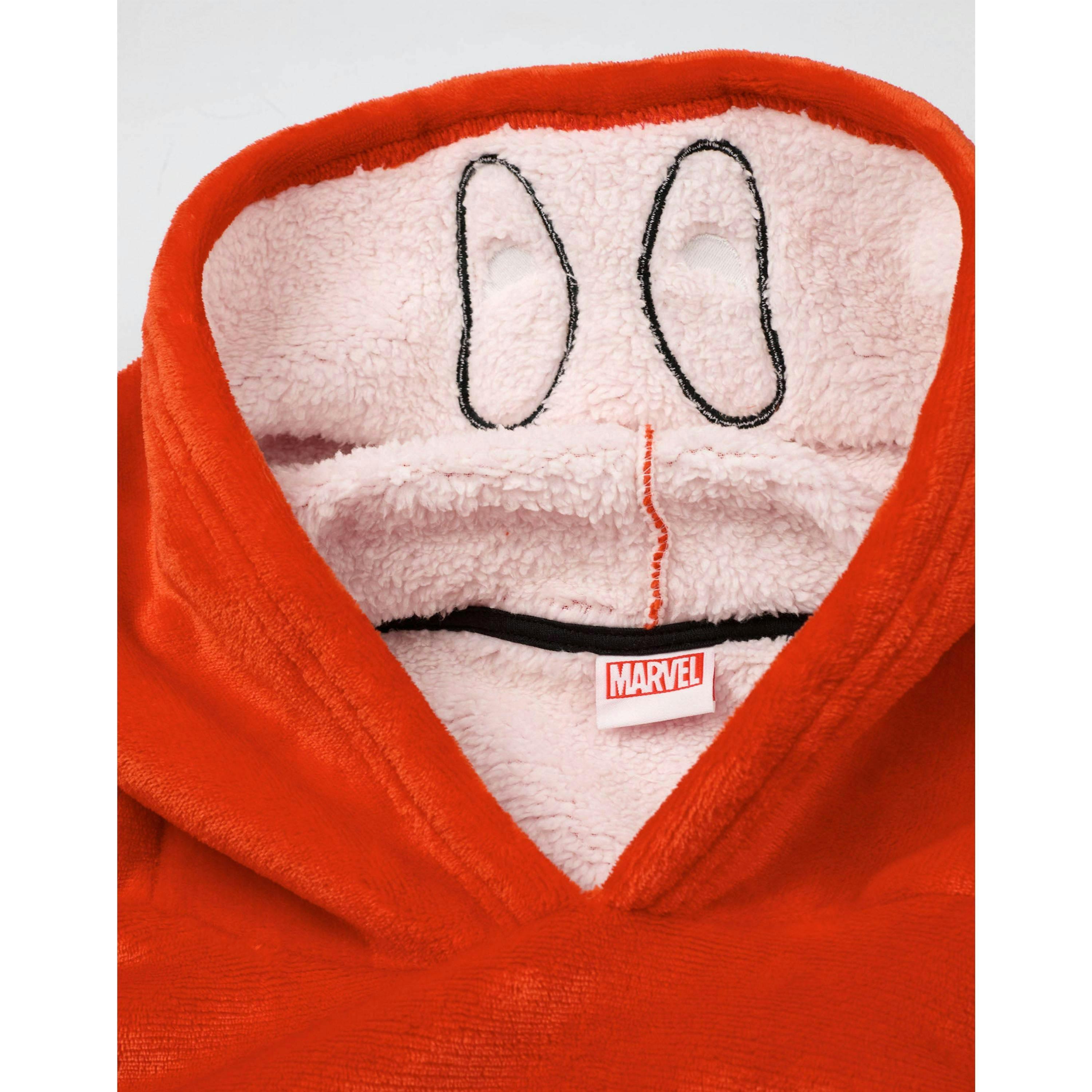 Marvel Unisex Multicoloured Deadpool Blanket Hoodie (One Size) by Vanilla Underground , view 4 of 6