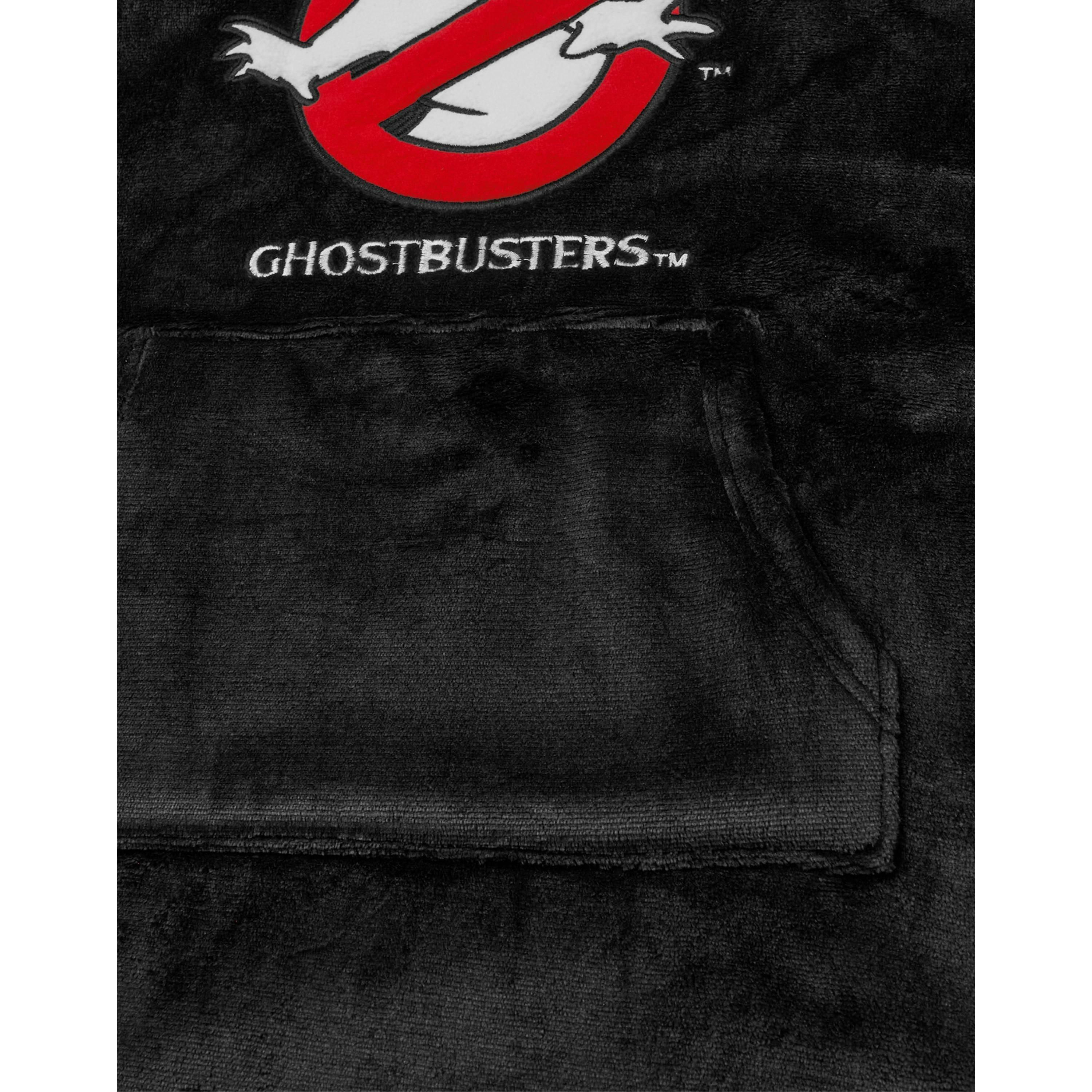 Ghostbusters Boys Multicoloured Logo Blanket Hoodie (One Size) by Vanilla Underground , view 6 of 6