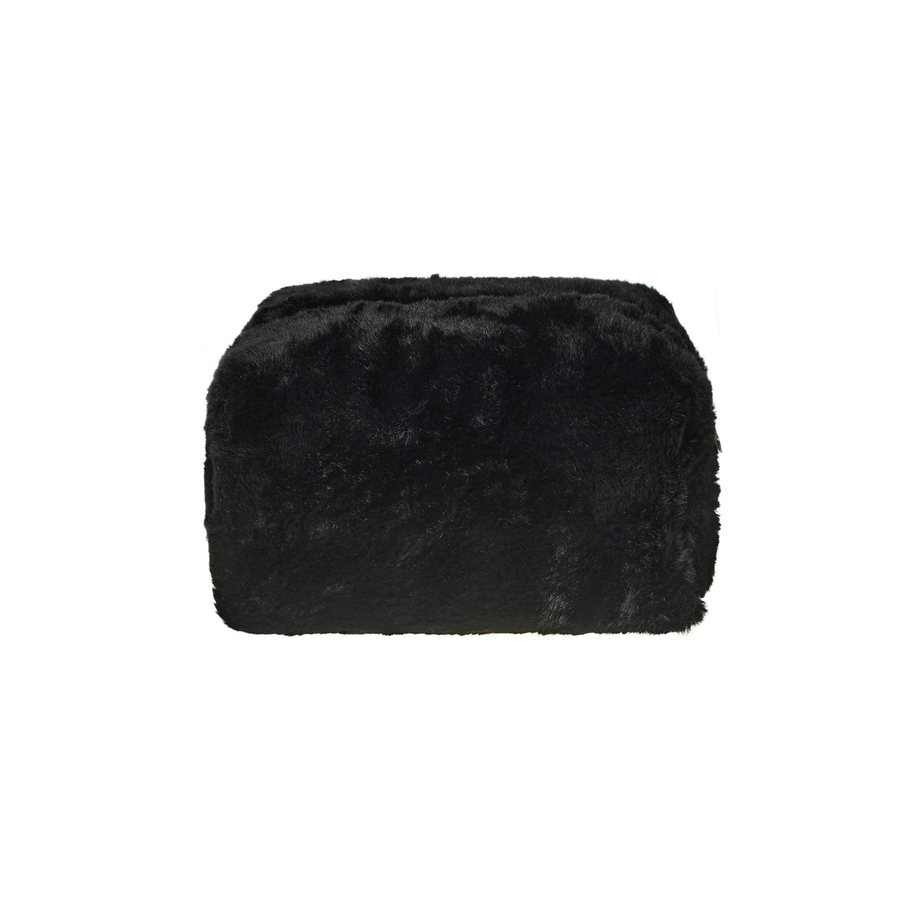 Wednesday Womens Black Logo Makeup Bag (One Size) by Vanilla Underground , view 2 of 6