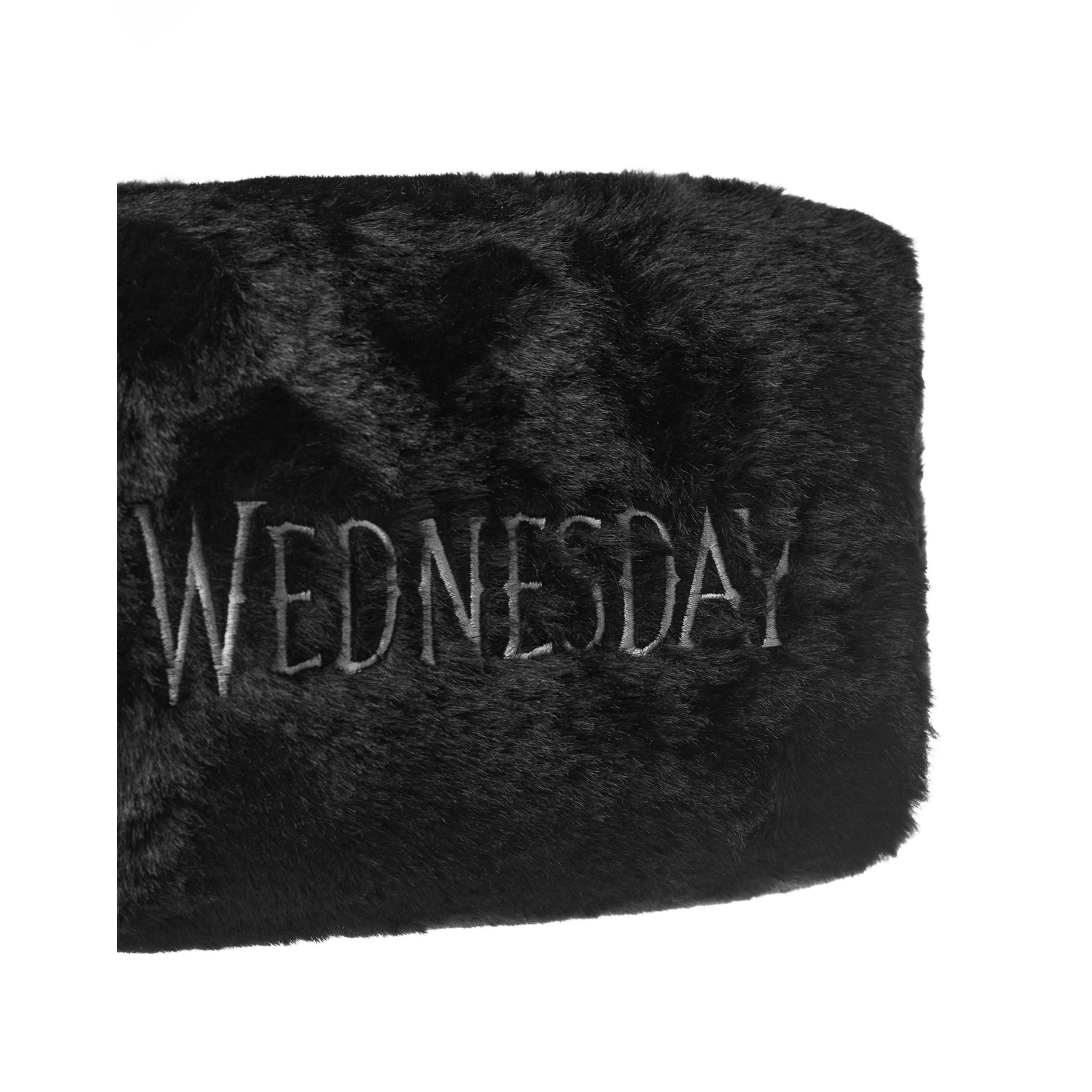 Wednesday Womens Black Logo Makeup Bag (One Size) by Vanilla Underground , view 5 of 6