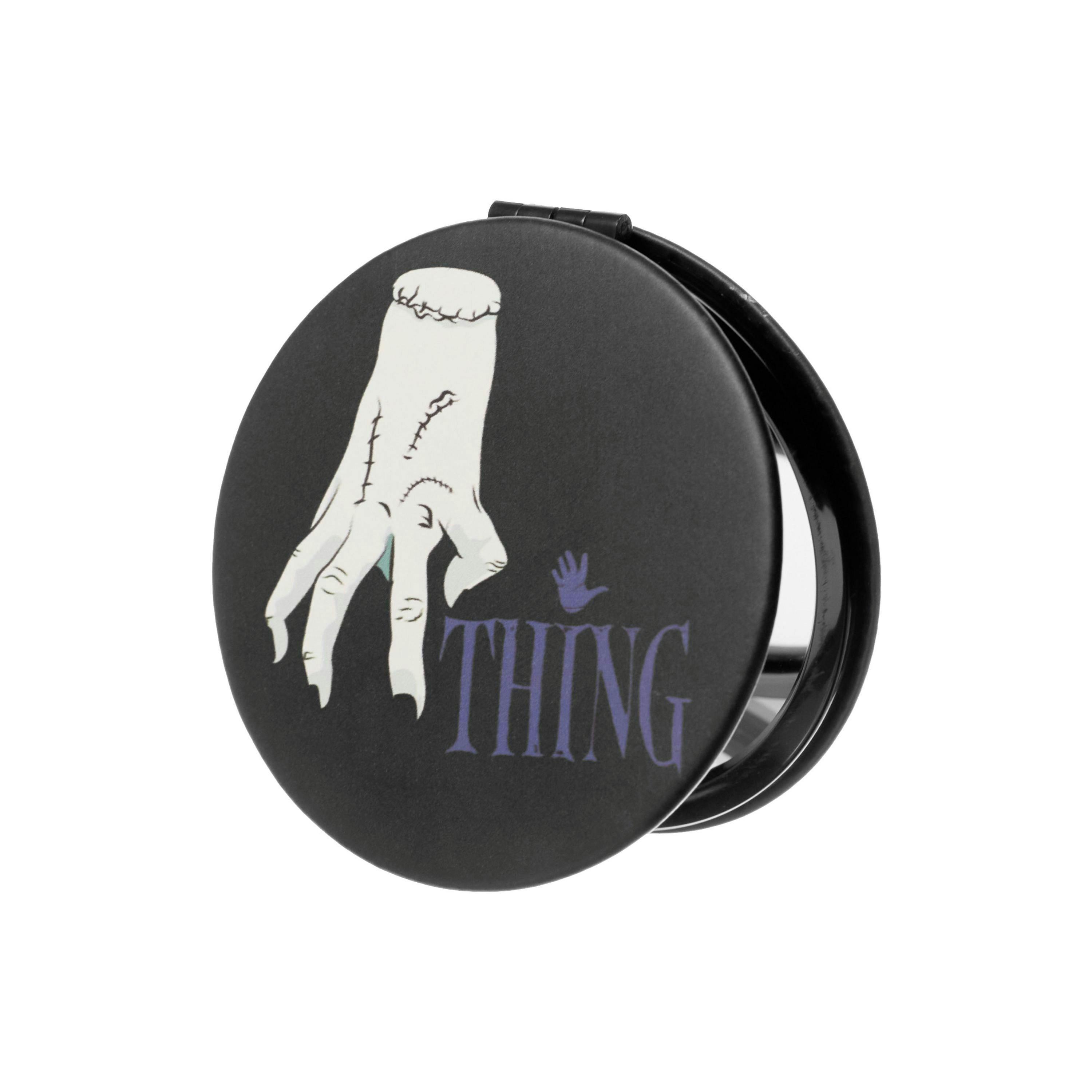 Wednesday Womens Black Logo Makeup Bag (One Size) by Vanilla Underground , view 6 of 6