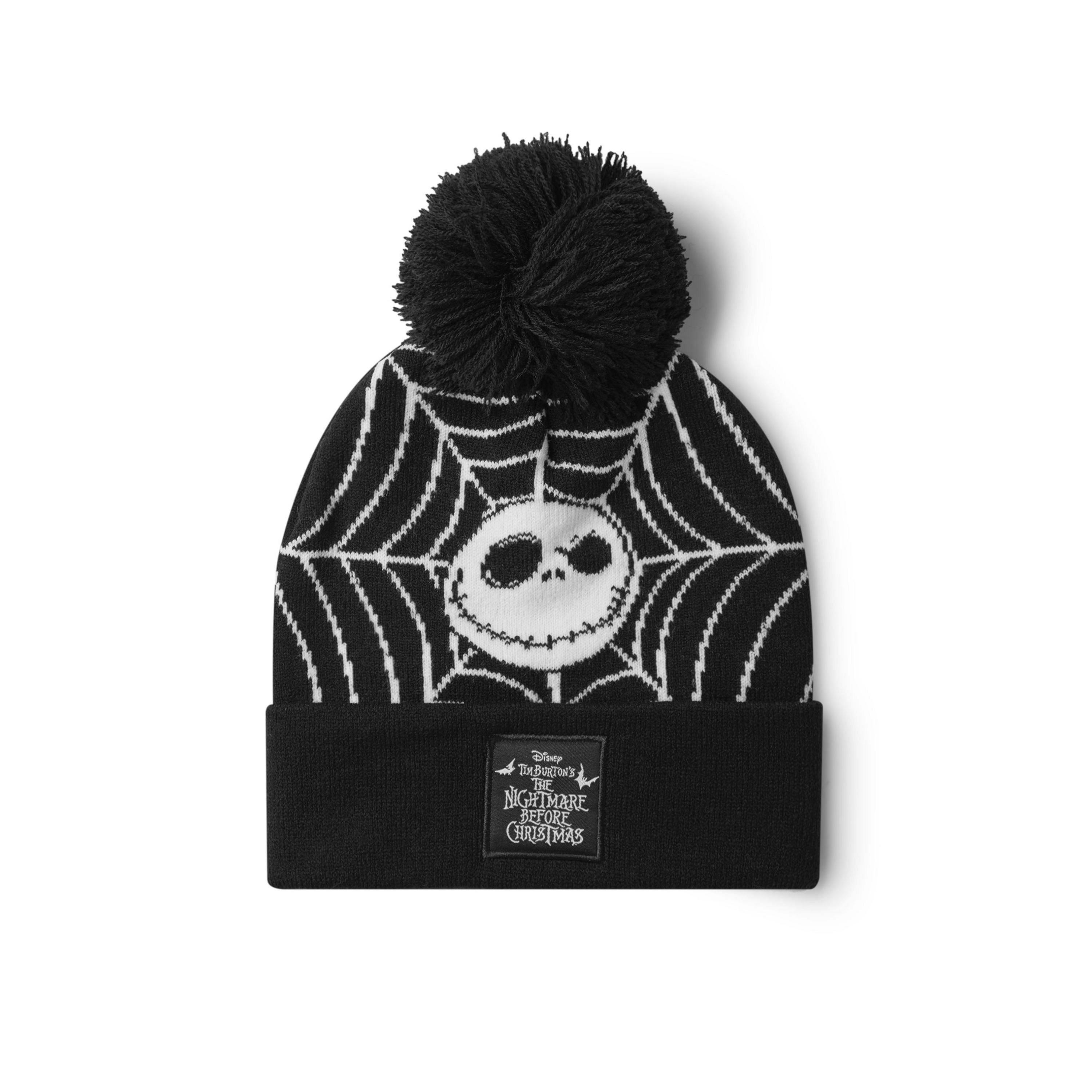 Disney Unisex Kids Black The Nightmare Before Christmas Beanie and Gloves Set (One Size) by Vanilla Underground , view 3 of 6