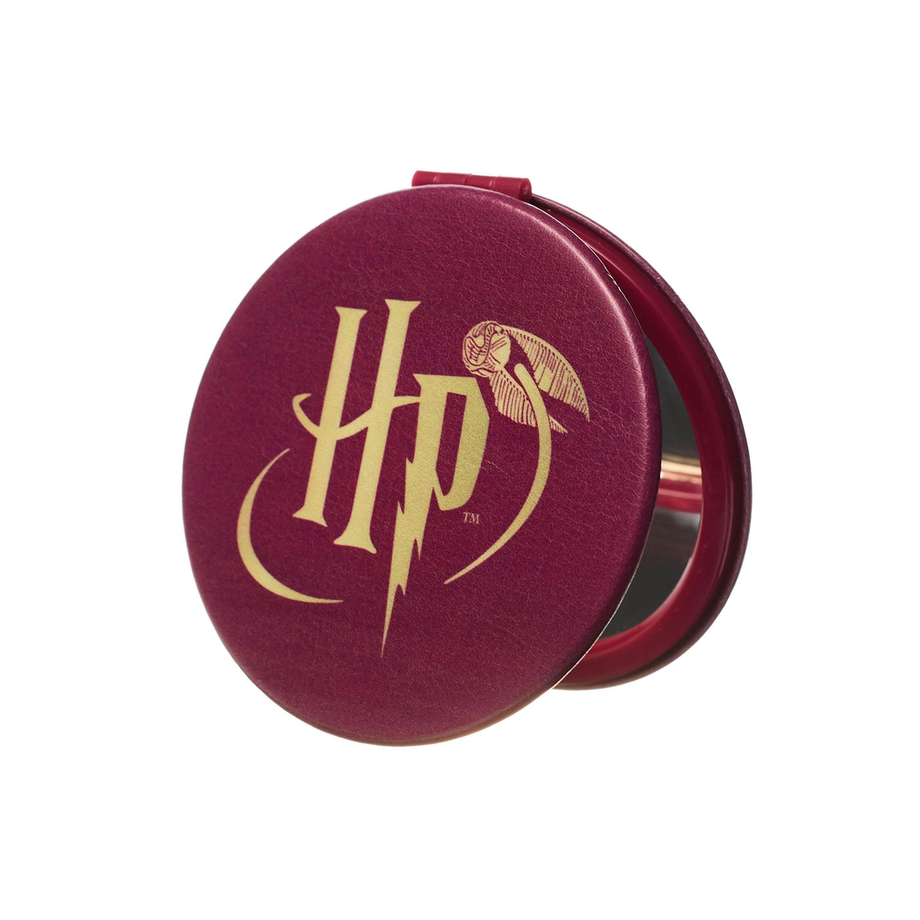 Harry Potter Womens Red Golden Snitch Makeup Bag and Mirror (One Size) by Vanilla Underground , view 6 of 6