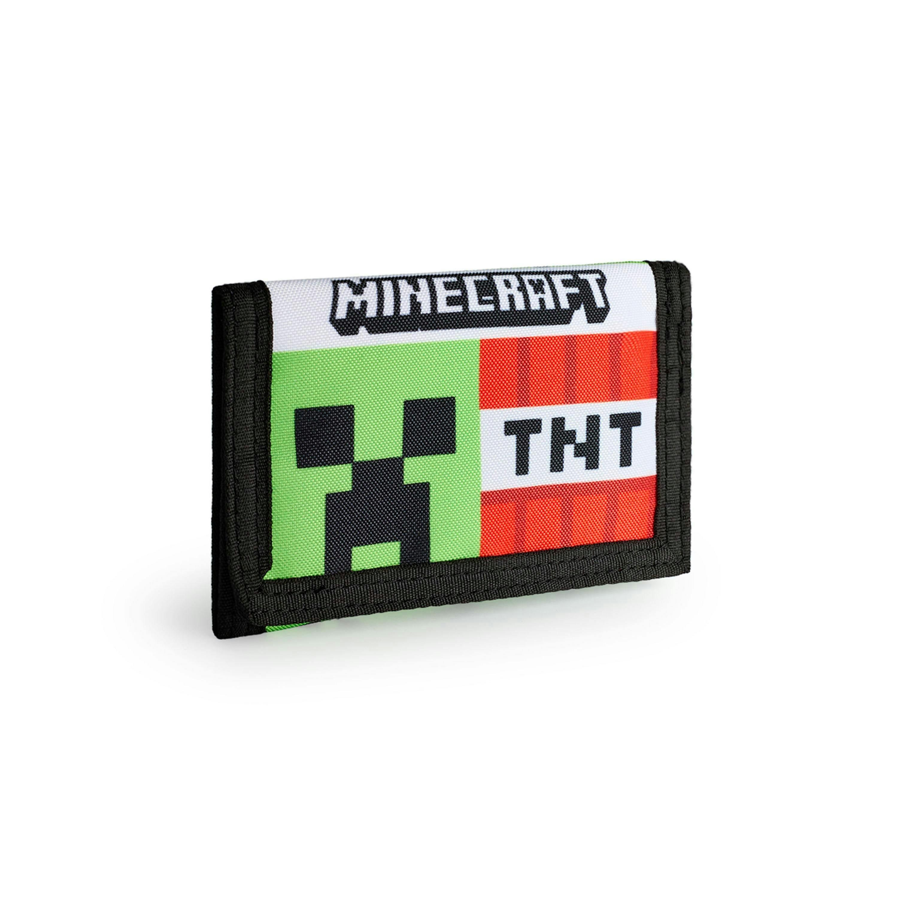 Minecraft Boys Green Creeper & TNT Strap Wallet (One Size) by Vanilla Underground , view 3 of 6