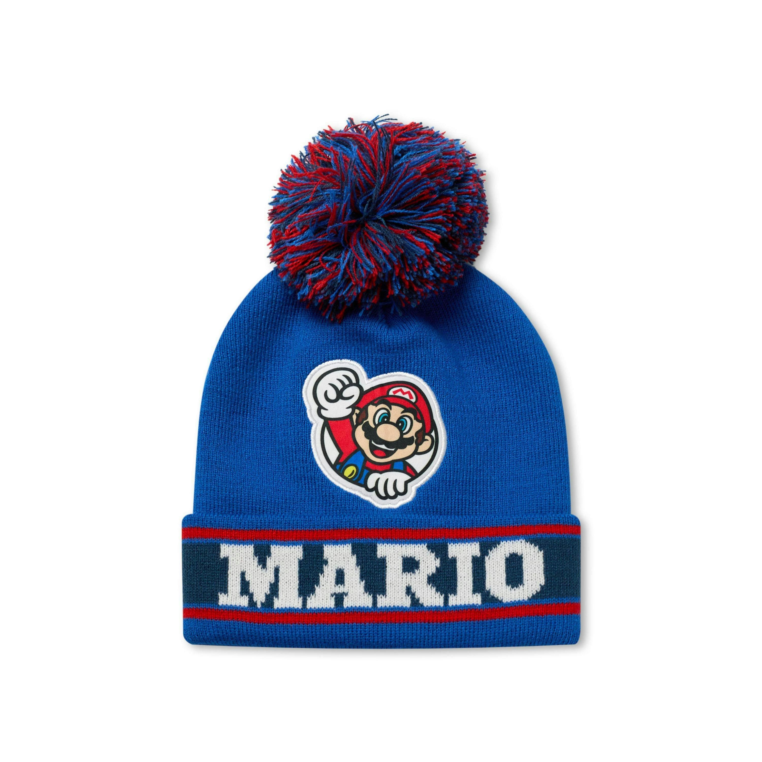 Nintendo Boys Multicoloured Super Mario Beanie and Gloves Set (One Size) by Vanilla Underground , view 3 of 6