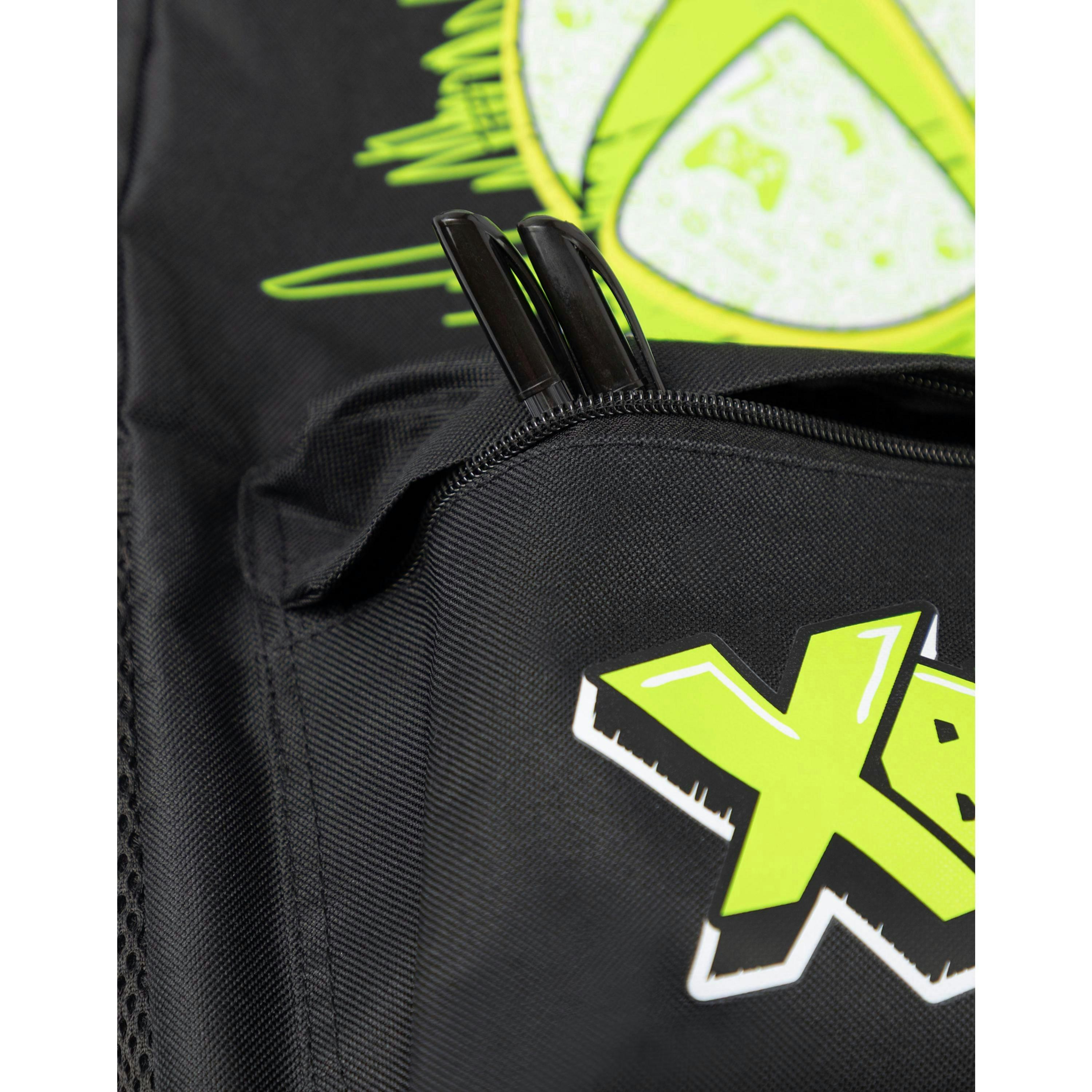 Xbox Unisex Kids Black Logo Backpack (One Size) by Vanilla Underground , view 6 of 6