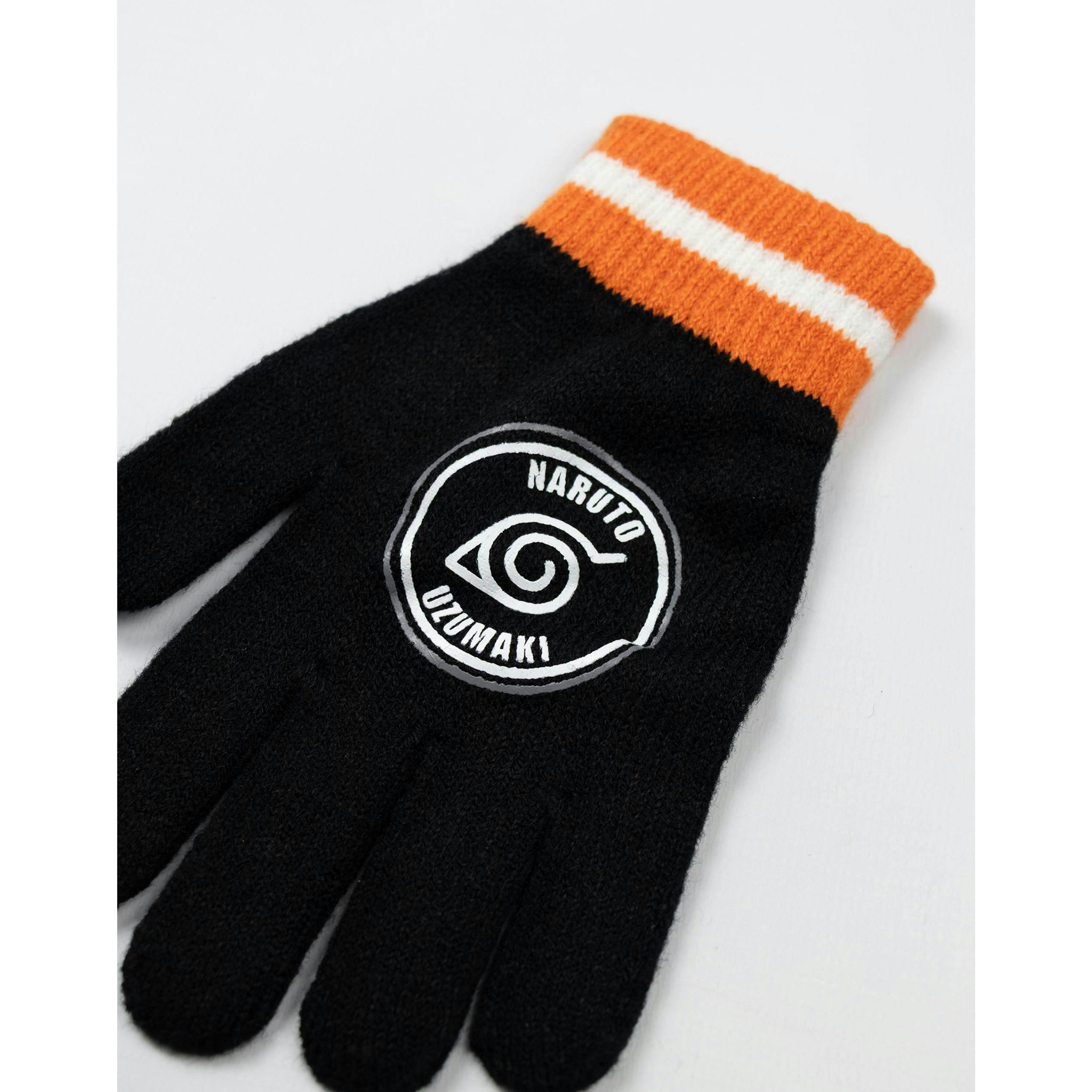 Naruto Boys Black Character Beanie and Gloves Set (One Size) by Vanilla Underground , view 4 of 6