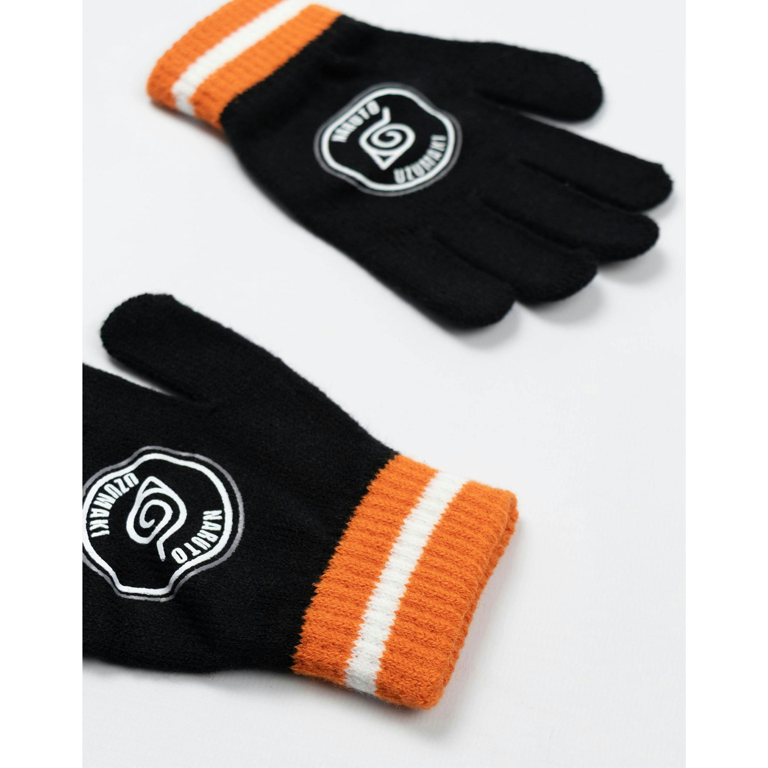 Naruto Boys Black Character Beanie and Gloves Set (One Size) by Vanilla Underground , view 6 of 6