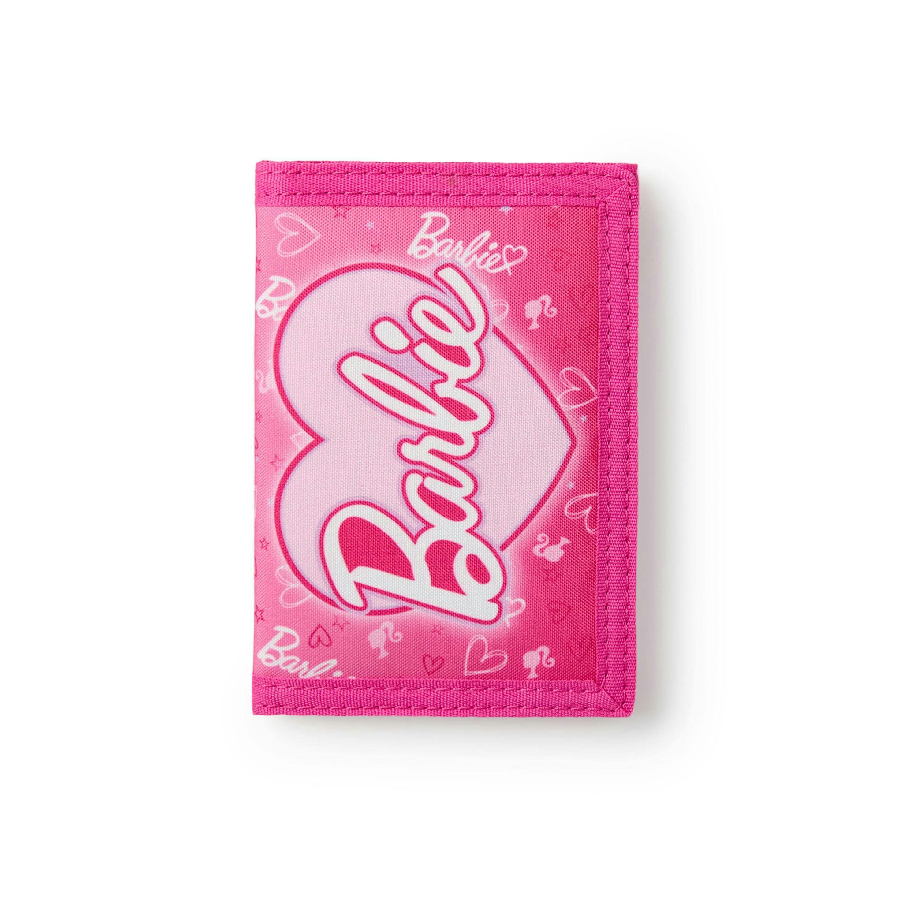 Barbie Girls Pink Logo Velcro Wallet (One Size) by Vanilla Underground , view 3 of 6