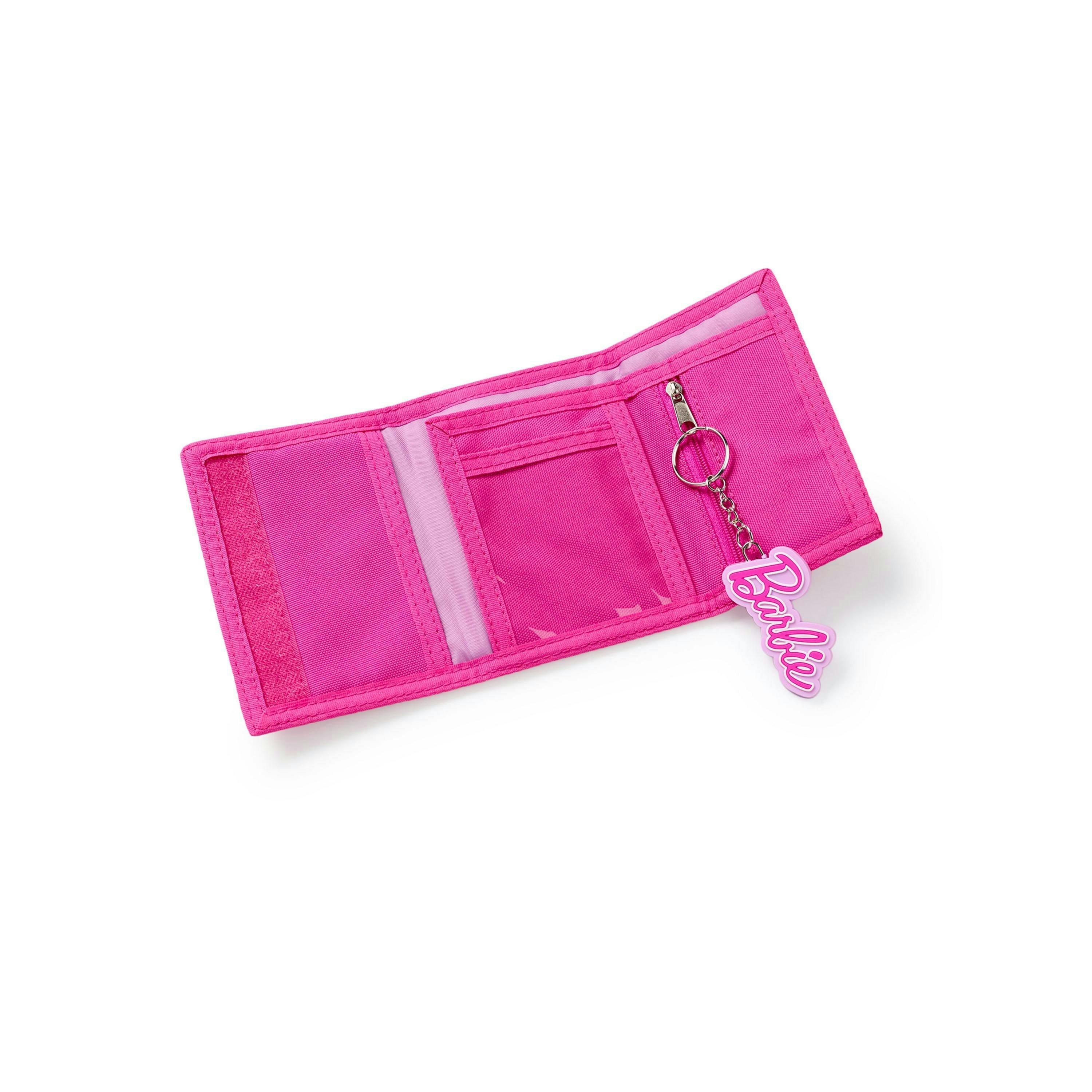Barbie Girls Pink Logo Velcro Wallet (One Size) by Vanilla Underground , view 4 of 6