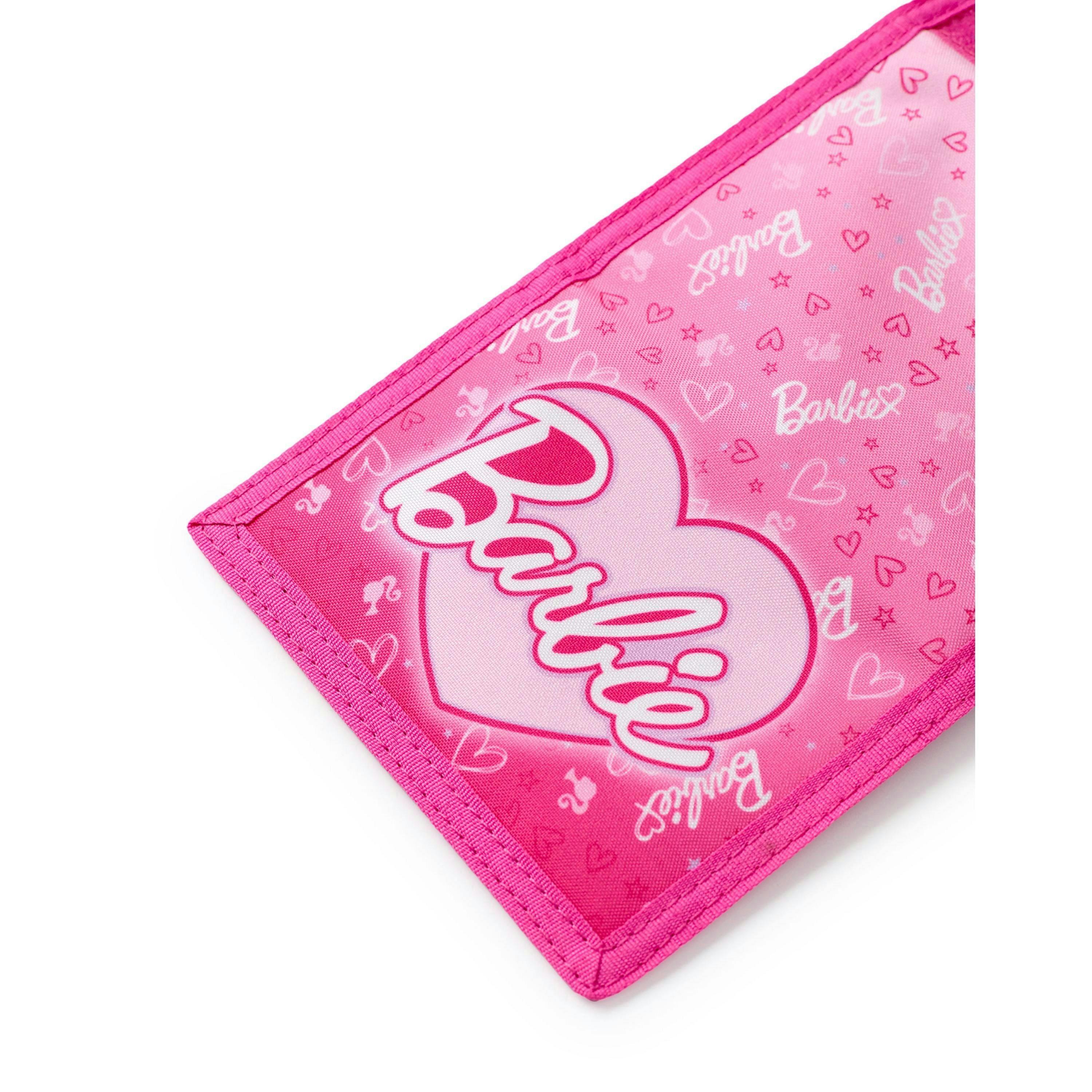 Barbie Girls Pink Logo Velcro Wallet (One Size) by Vanilla Underground , view 5 of 6