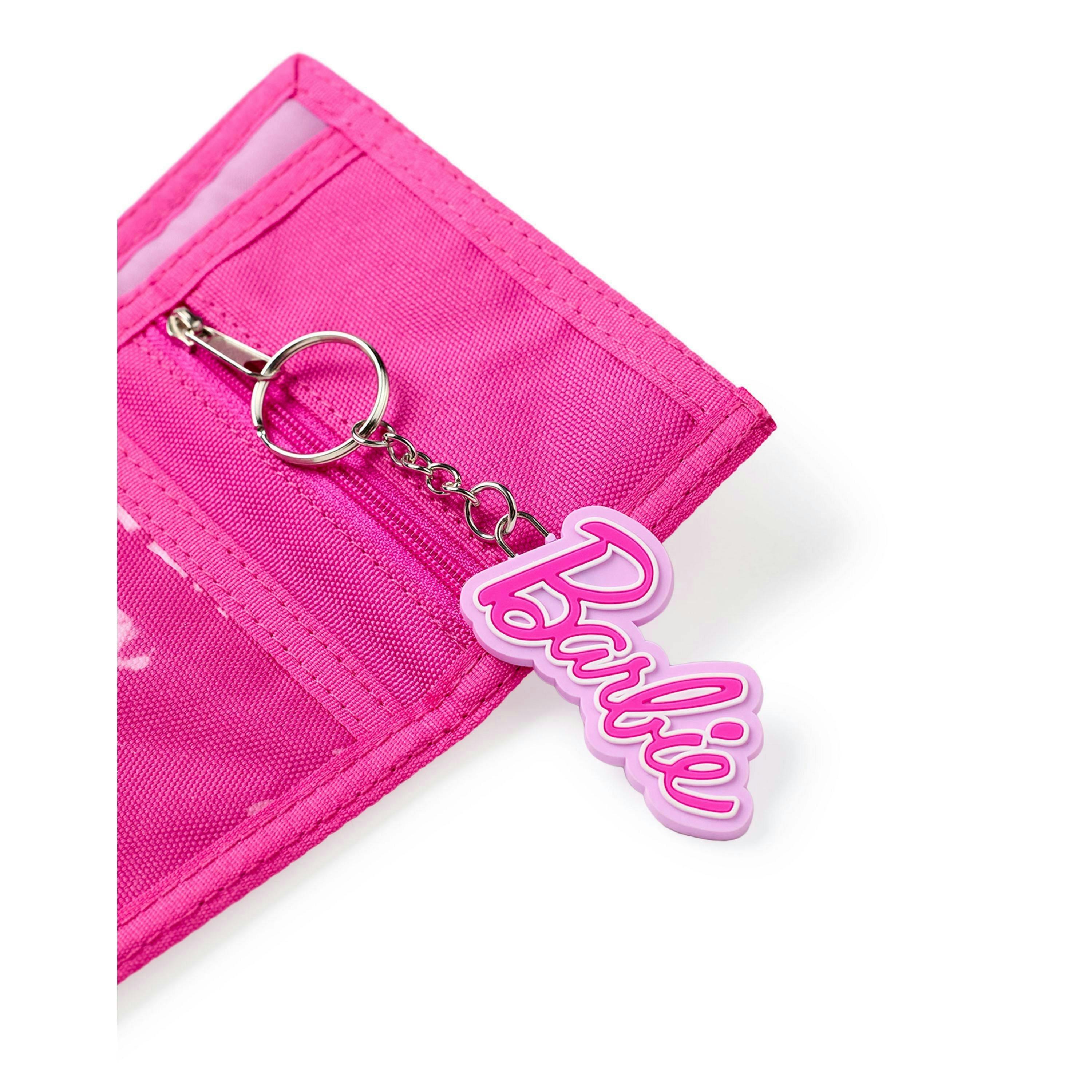 Barbie Girls Pink Logo Velcro Wallet (One Size) by Vanilla Underground , view 6 of 6