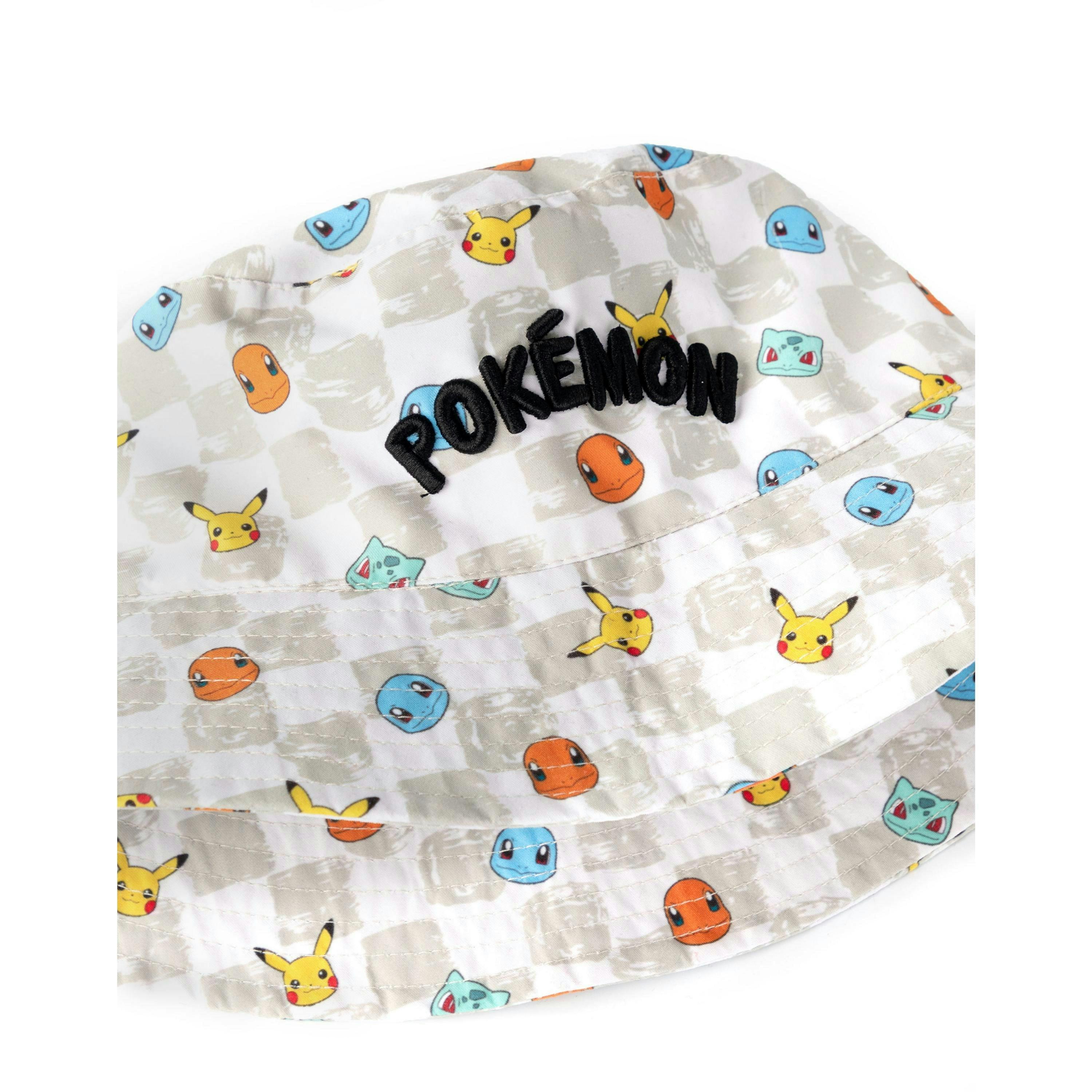 Pokemon Unisex Kids Multicoloured Multi Character Bucket Hat (One Size) by Vanilla Underground , view 3 of 6