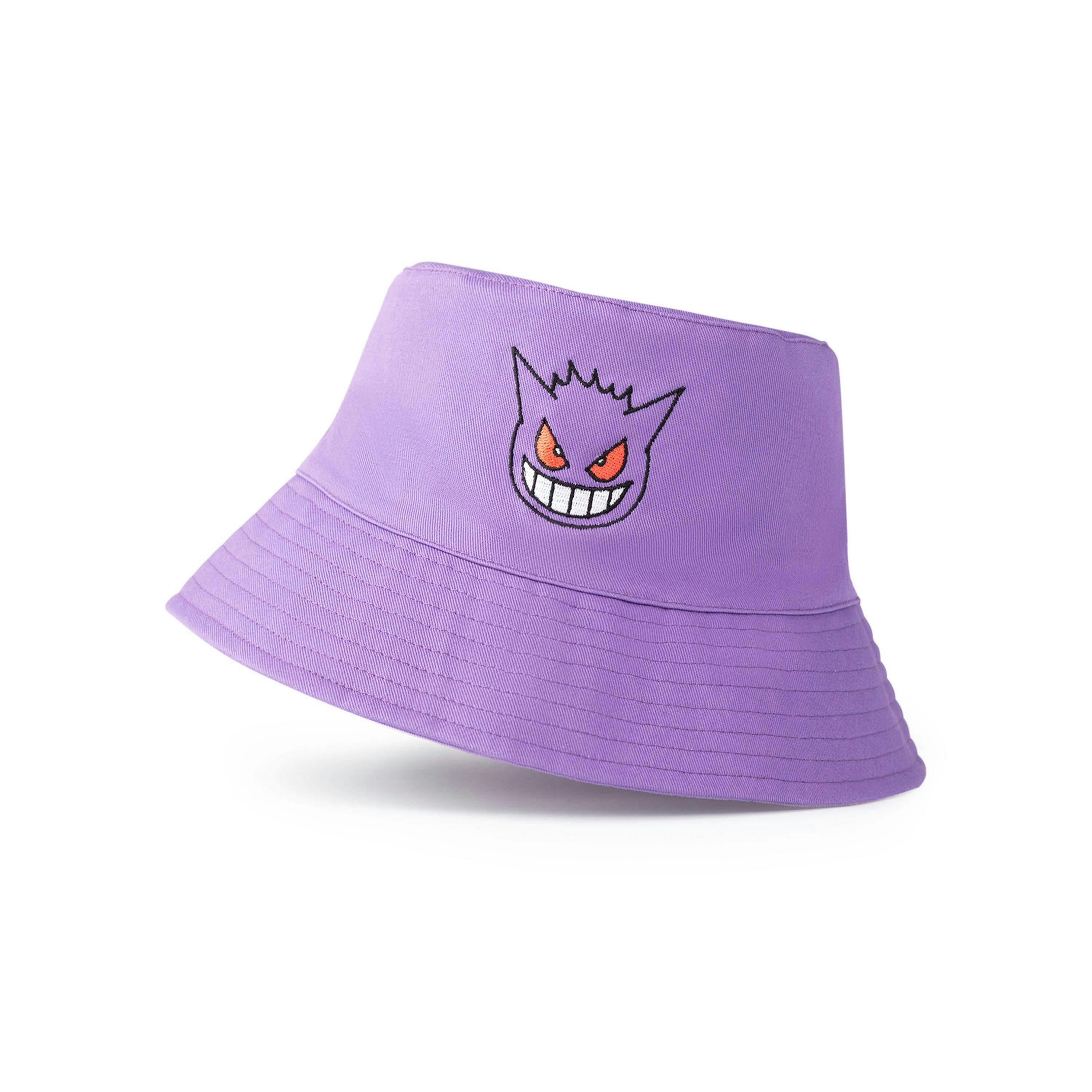 Pokemon Mens Purple Gengar Bucket Hat (One Size) by Vanilla Underground , view 1 of 6