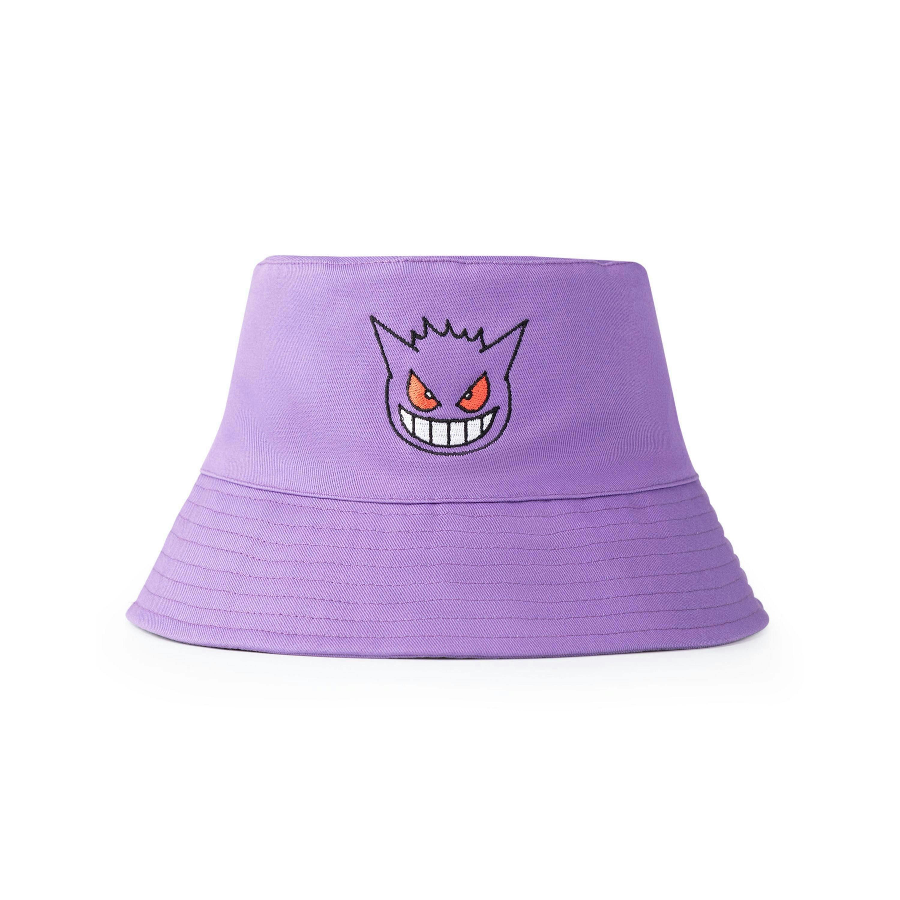 Pokemon Mens Purple Gengar Bucket Hat (One Size) by Vanilla Underground , view 6 of 6