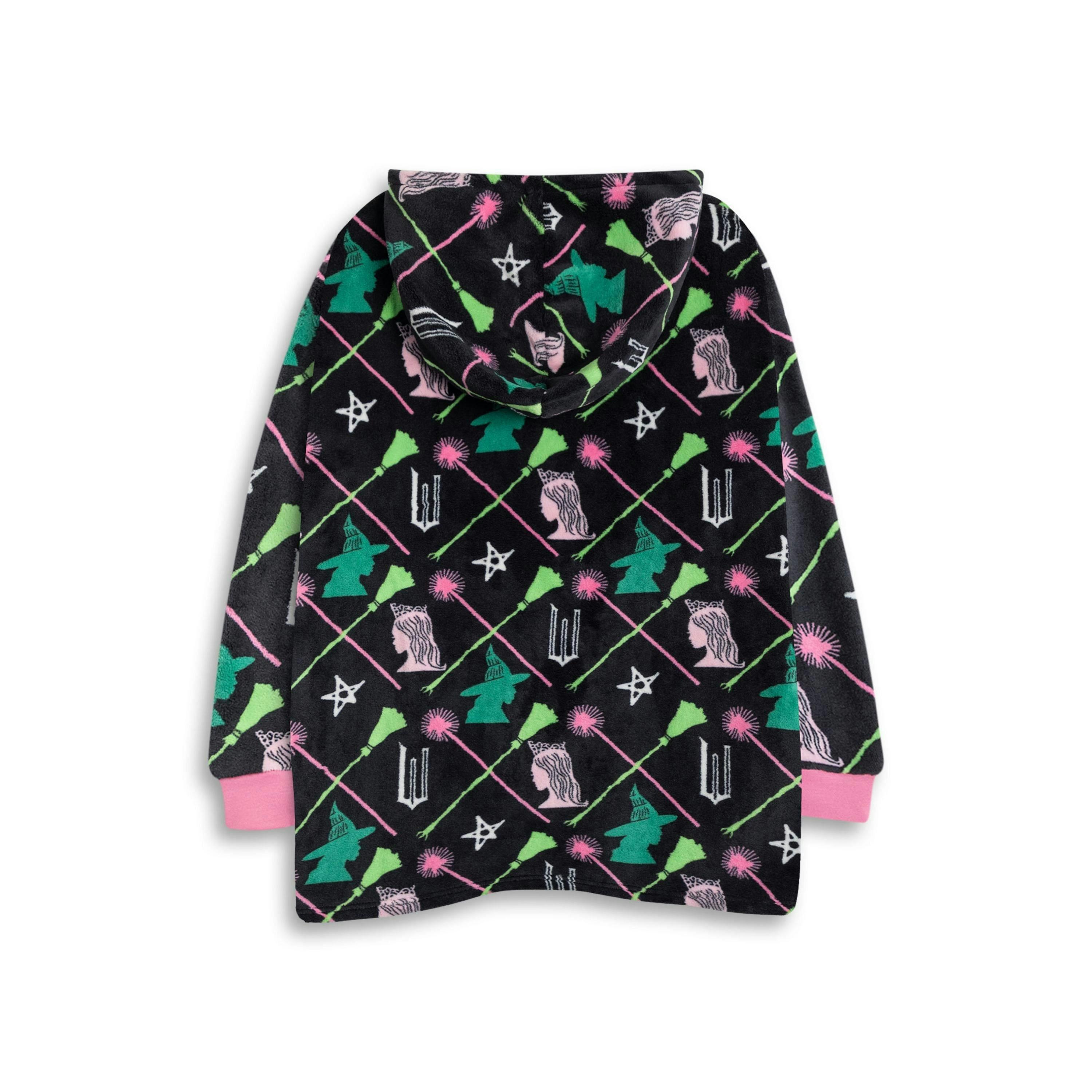Wicked Girls Multicoloured Character Blanket Hoodie (One Size) by Vanilla Underground , view 2 of 6