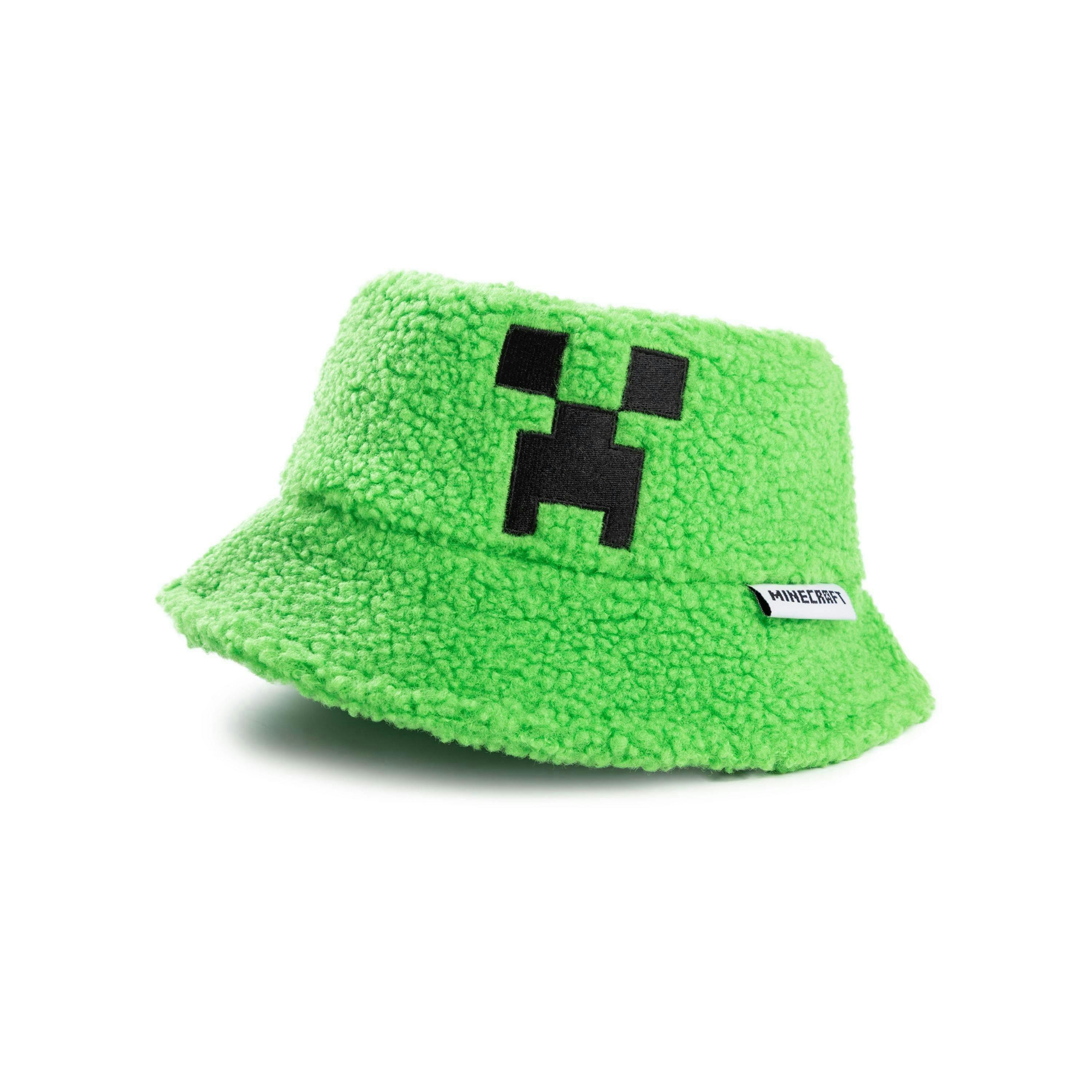 Minecraft Boys Green Borg Character Bucket Hat (One Size) by Vanilla Underground , view 1 of 6