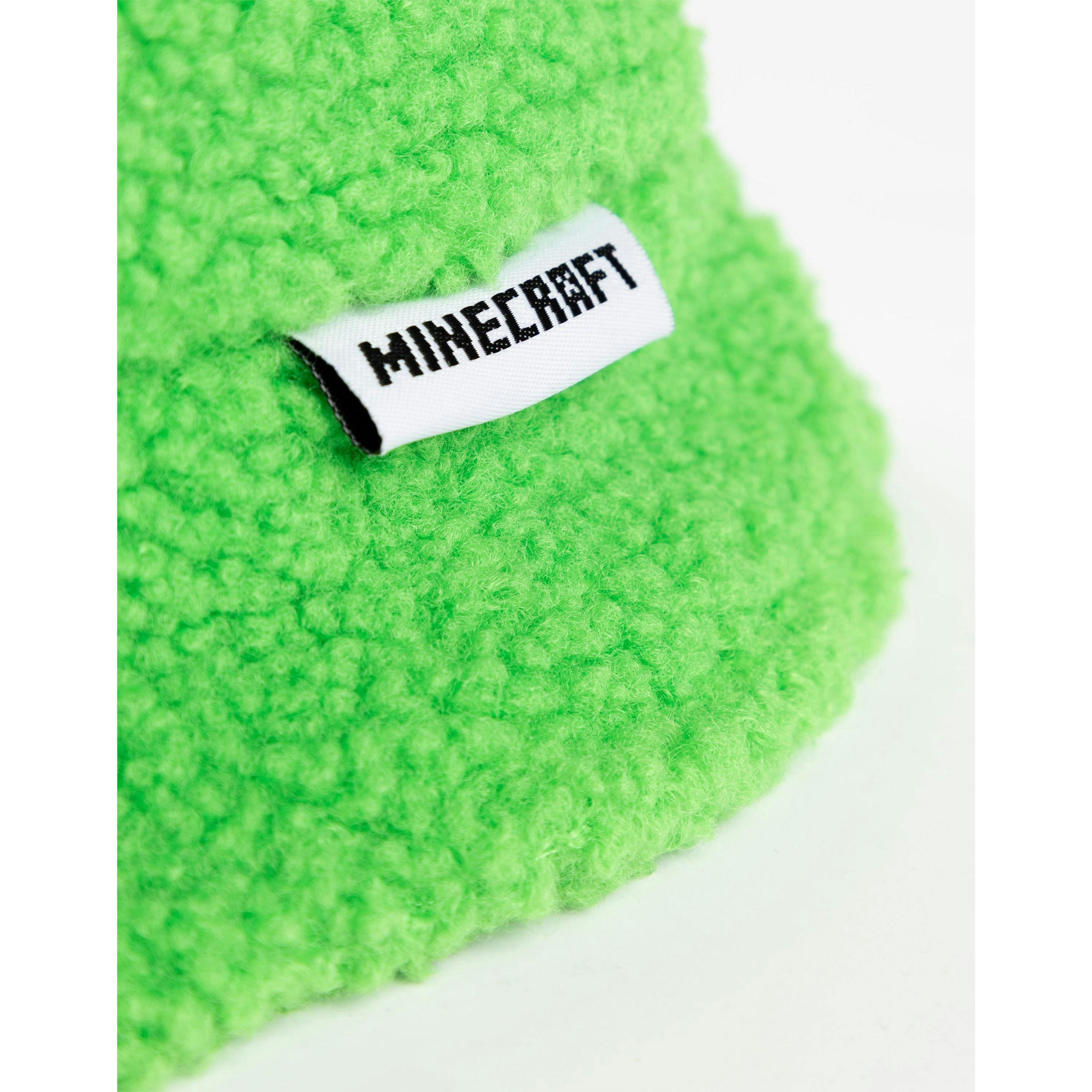 Minecraft Boys Green Borg Character Bucket Hat (One Size) by Vanilla Underground , view 4 of 6