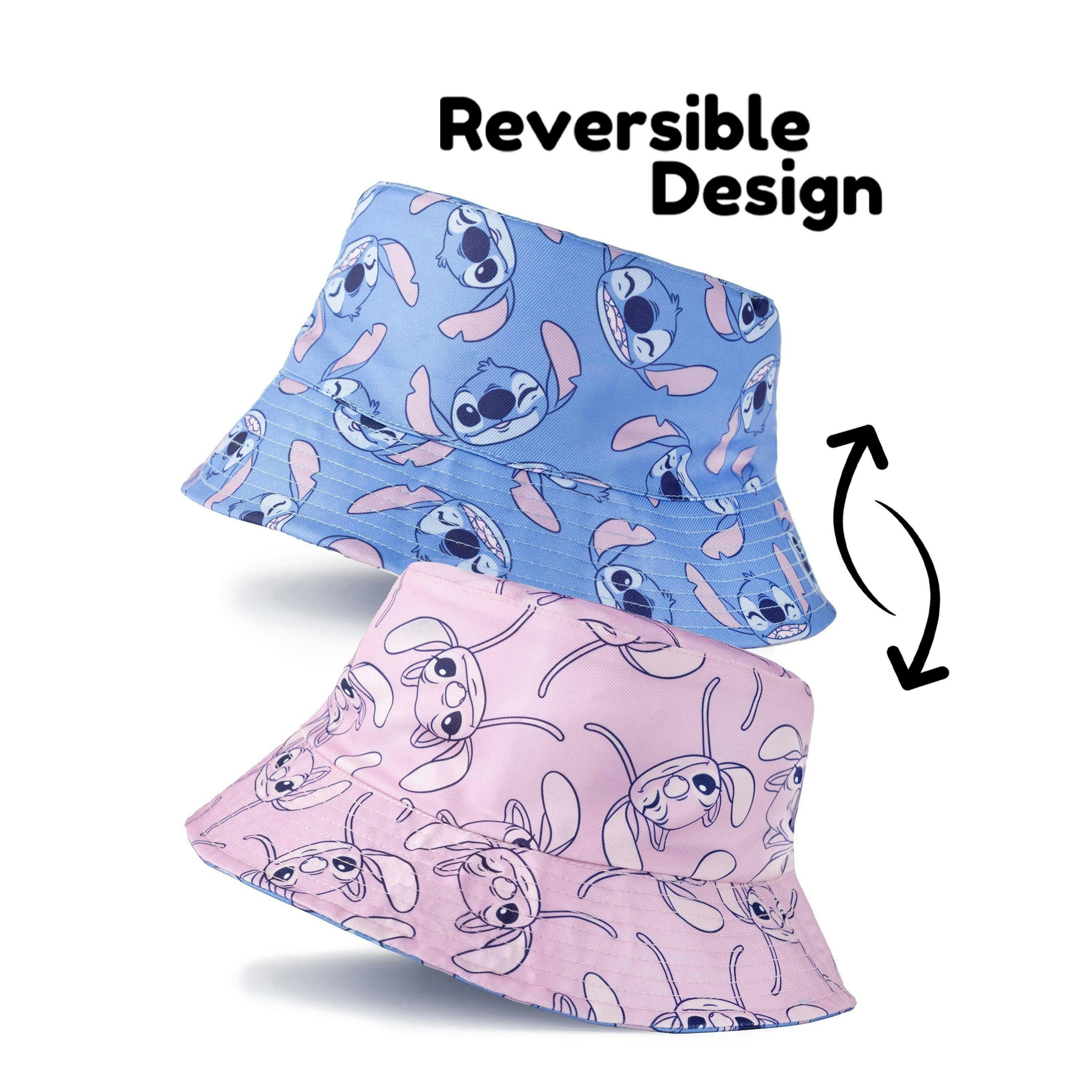 Disney Lilo and Stitch Girls Multicoloured Reversible Bucket Hat (One Size) by Vanilla Underground , view 2 of 6