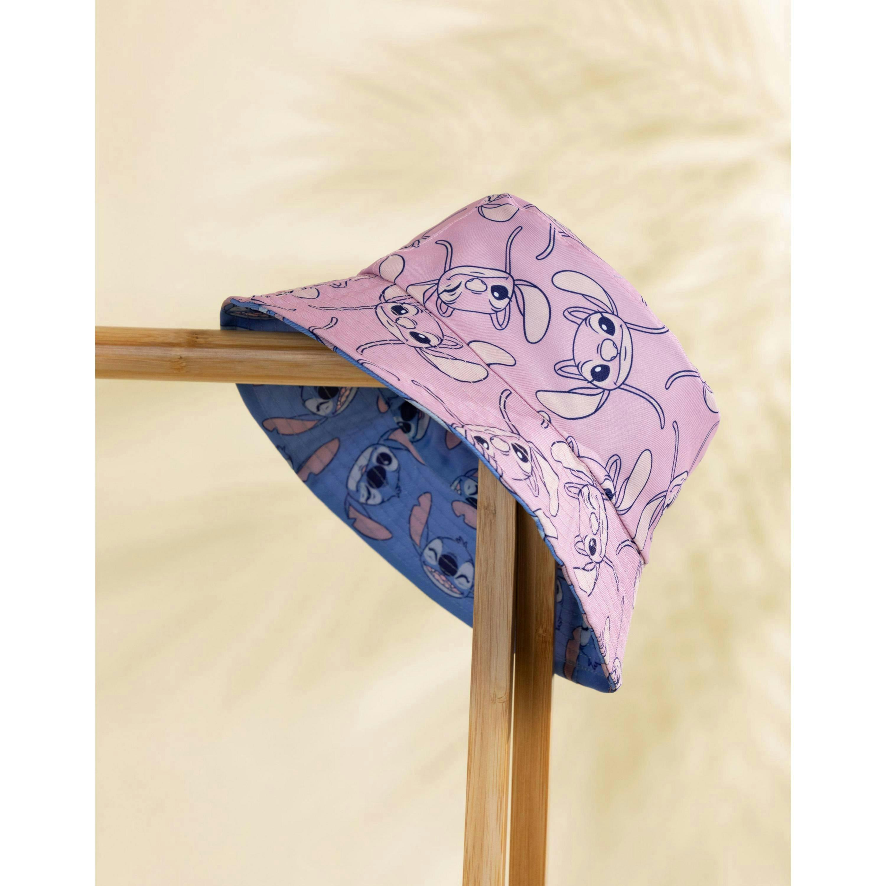 Disney Lilo and Stitch Girls Multicoloured Reversible Bucket Hat (One Size) by Vanilla Underground , view 6 of 6