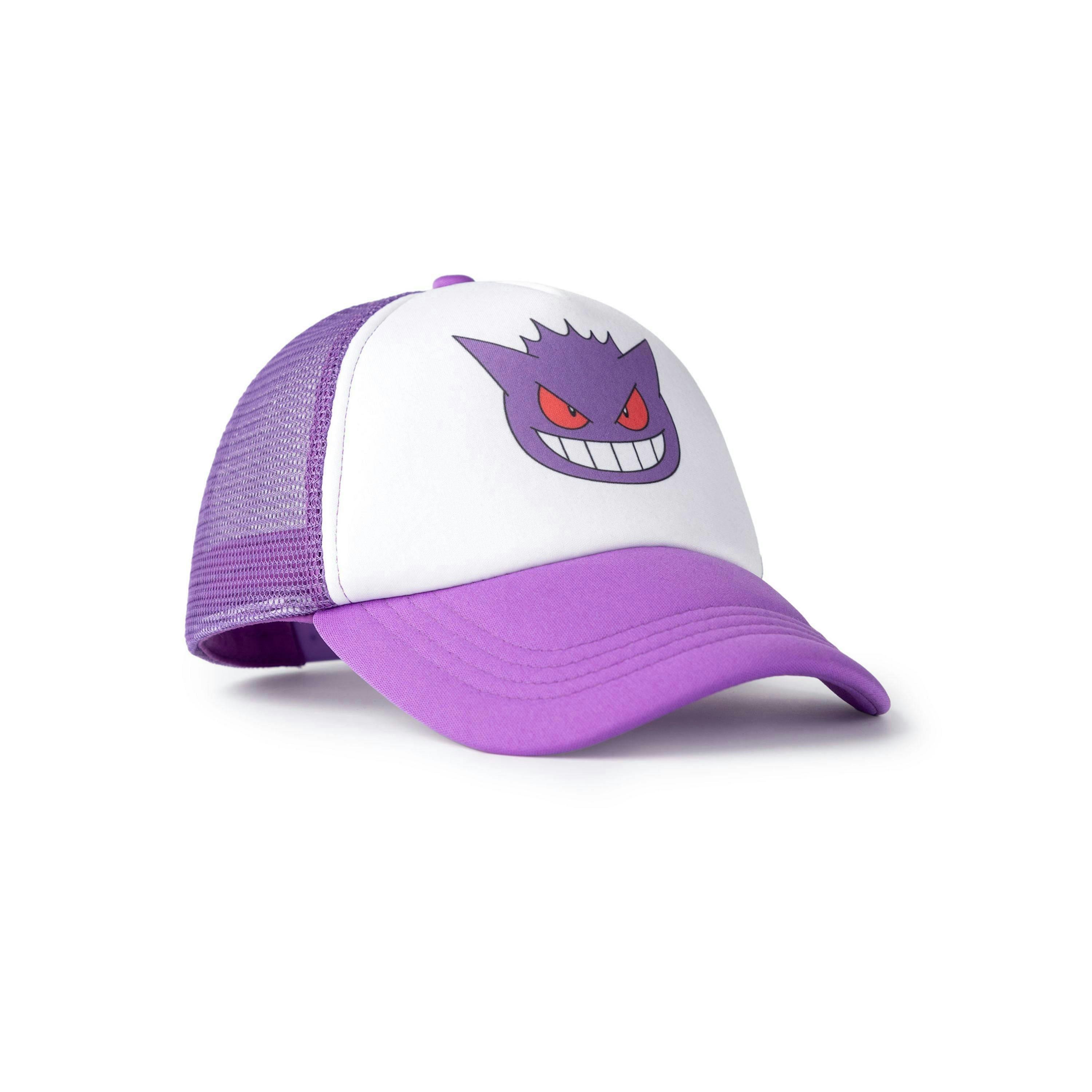 Pokemon Unisex Kids Purple Gengar Adjustable Curved Peak Cap (One Size) by Vanilla Underground , view 1 of 6