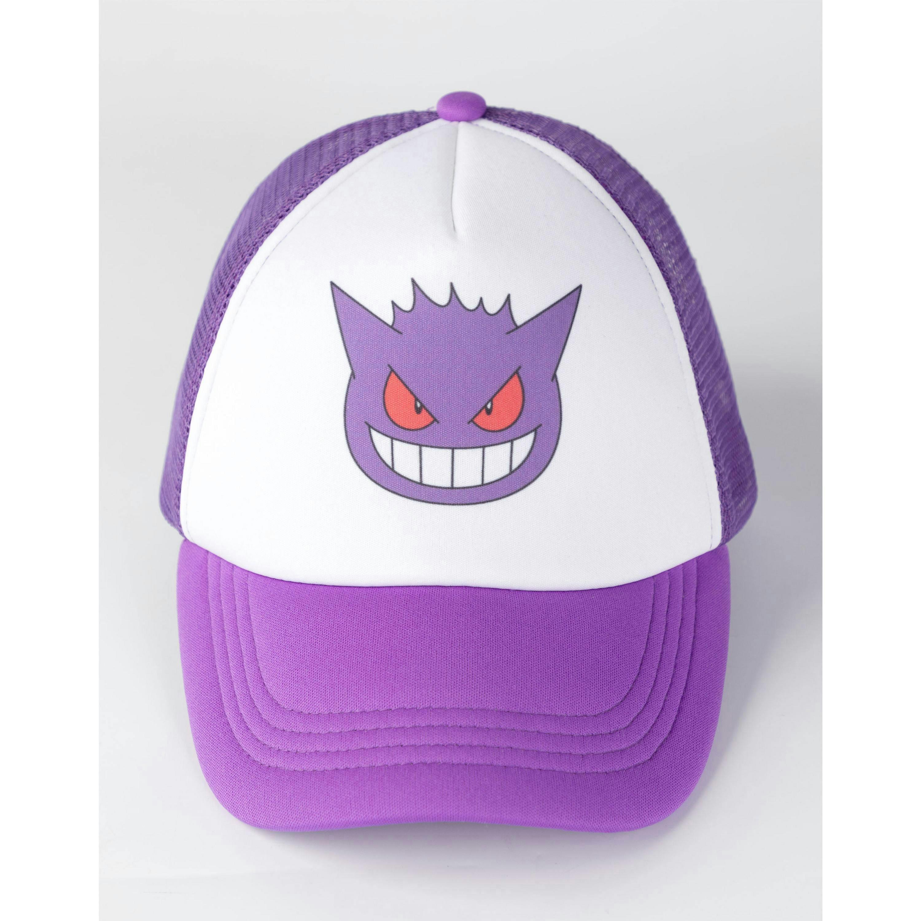 Pokemon Unisex Kids Purple Gengar Adjustable Curved Peak Cap (One Size) by Vanilla Underground , view 3 of 6