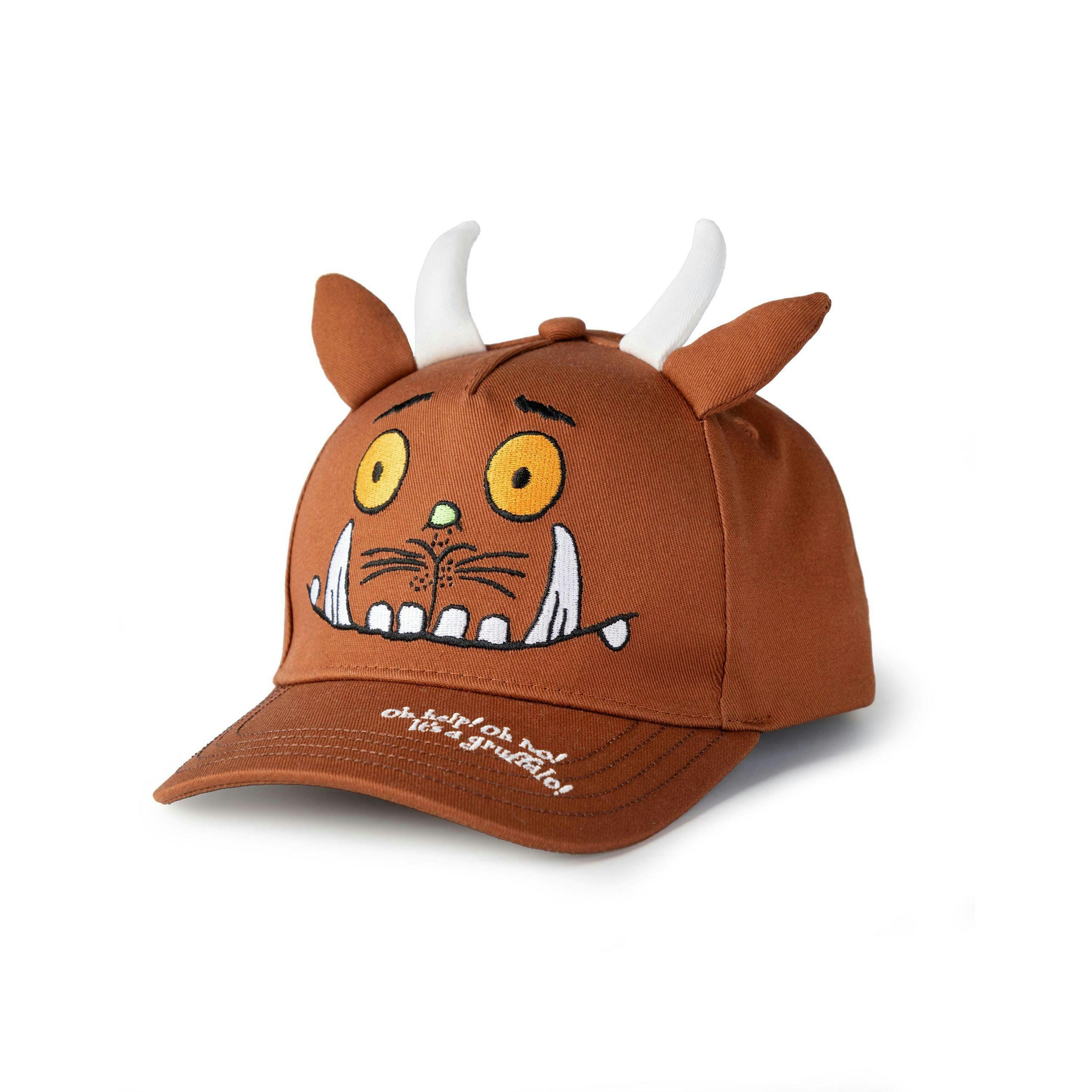 Gruffalo & Friends Boys Brown Reversible Character Bucket Hat & Cap Set (One Size) by Vanilla Underground , view 4 of 6