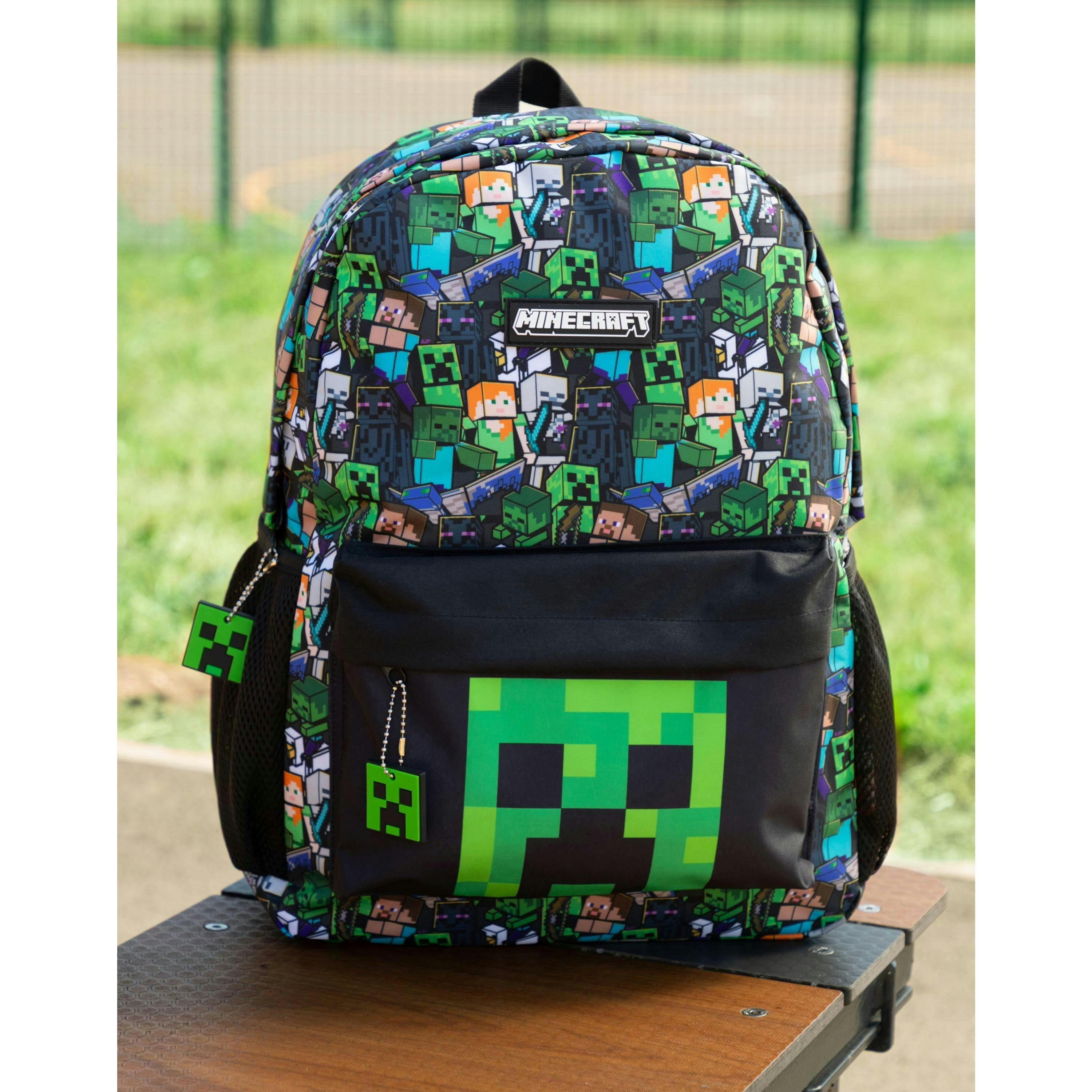 Minecraft Unisex Kids Multicoloured Movie Backpack (One Size) by Vanilla Underground , view 3 of 6