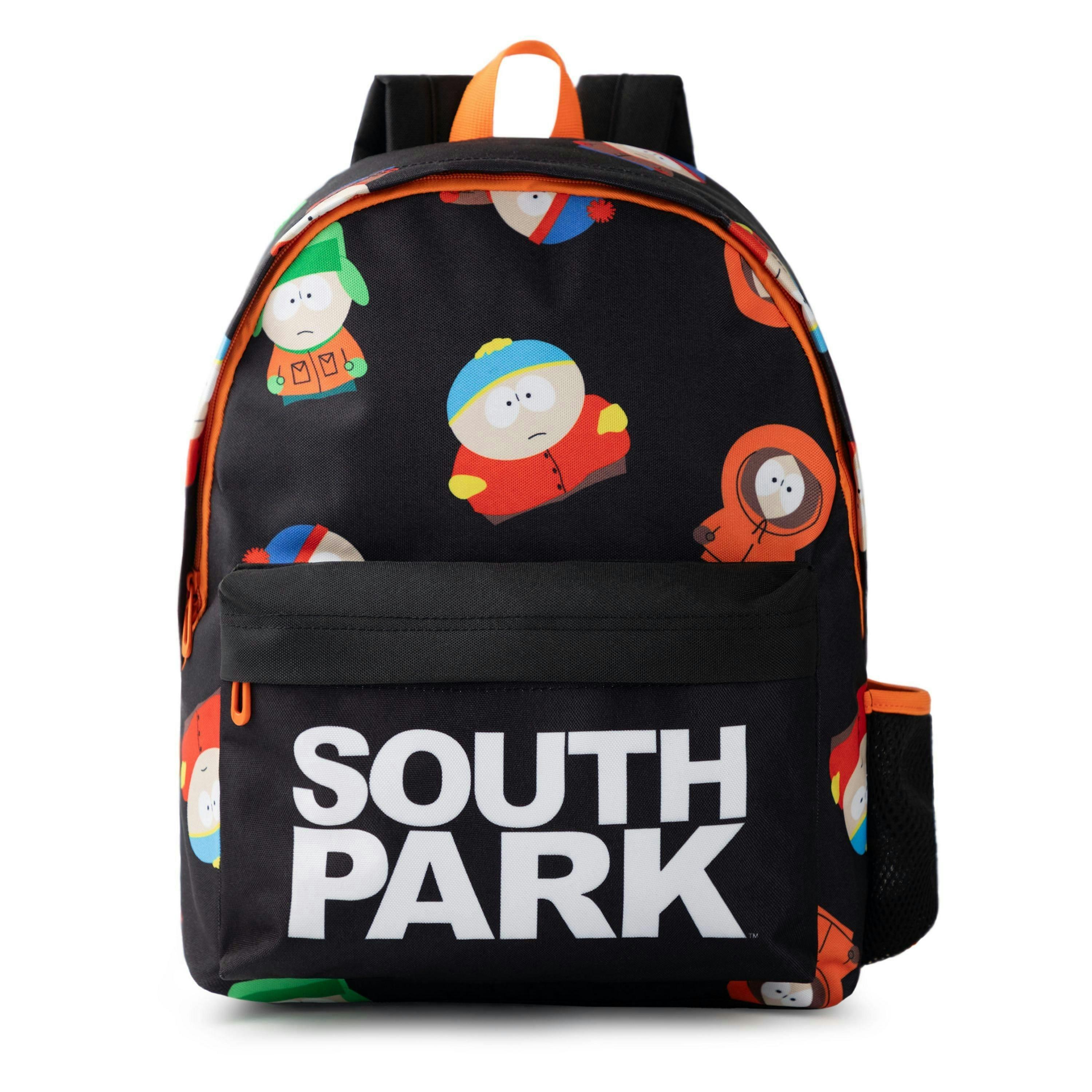 South Park Unisex Multicoloured Character All Over Print Backpack (One Size) by Vanilla Underground , view 1 of 6