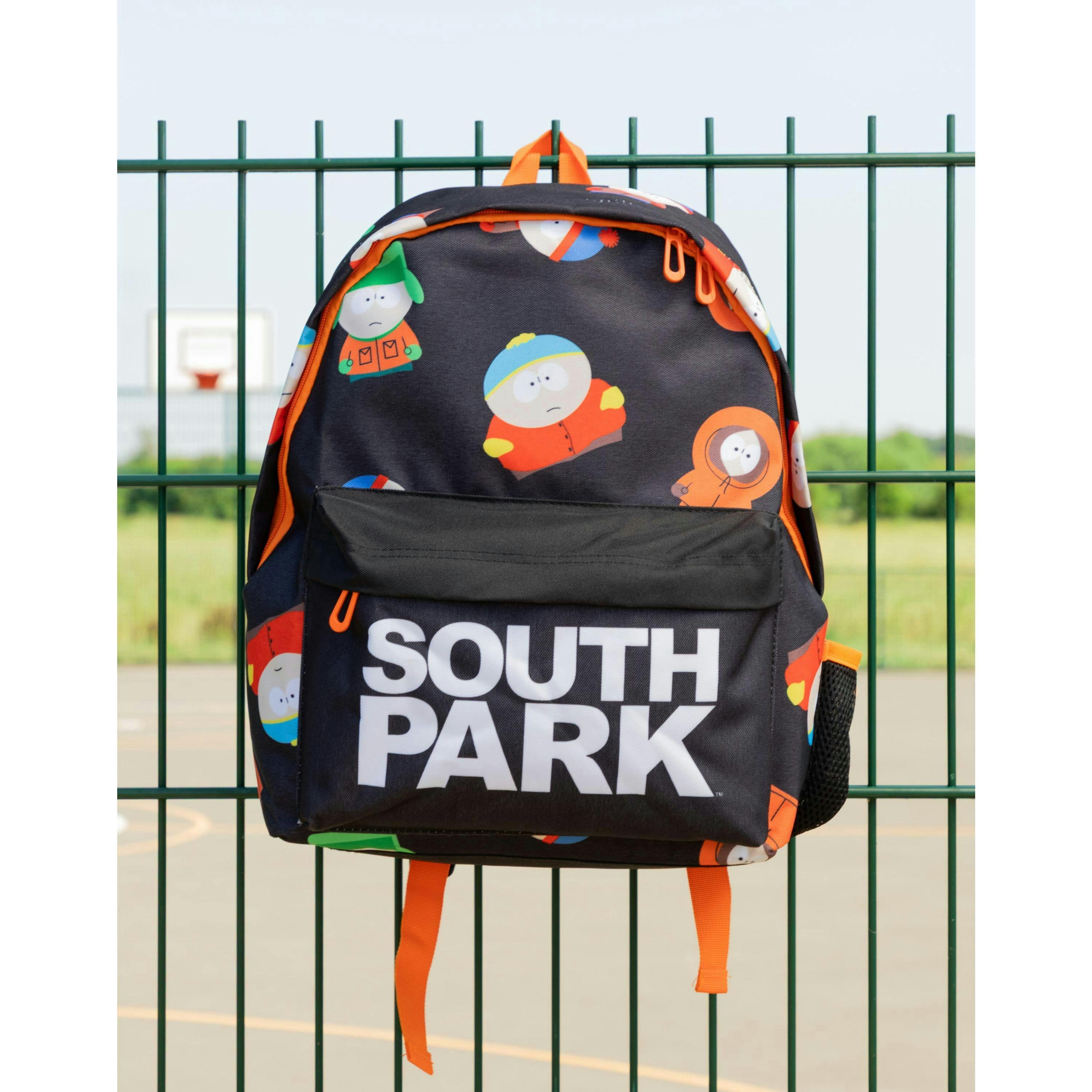 South Park Unisex Multicoloured Character All Over Print Backpack (One Size) by Vanilla Underground , view 4 of 6