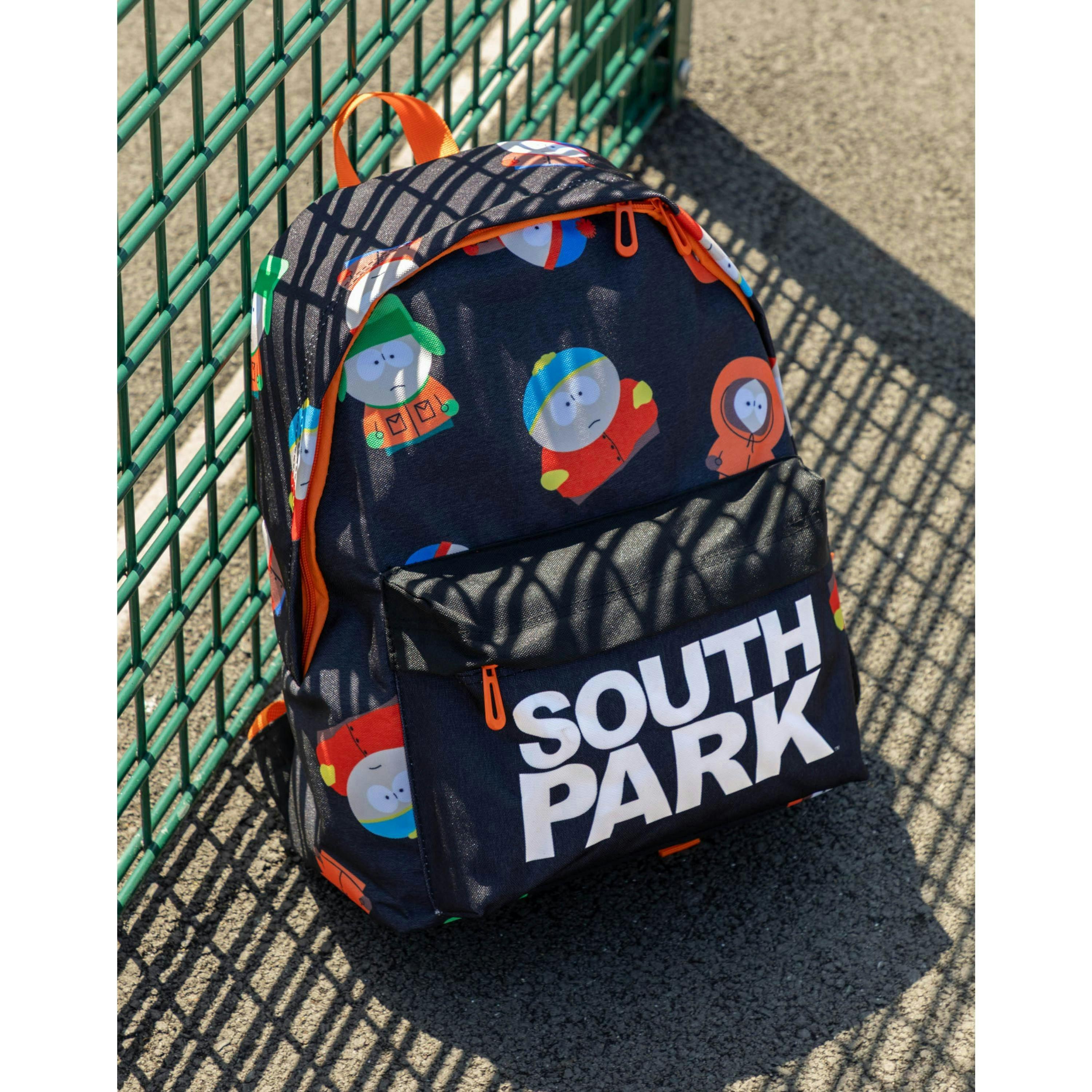 South Park Unisex Multicoloured Character All Over Print Backpack (One Size) by Vanilla Underground , view 5 of 6