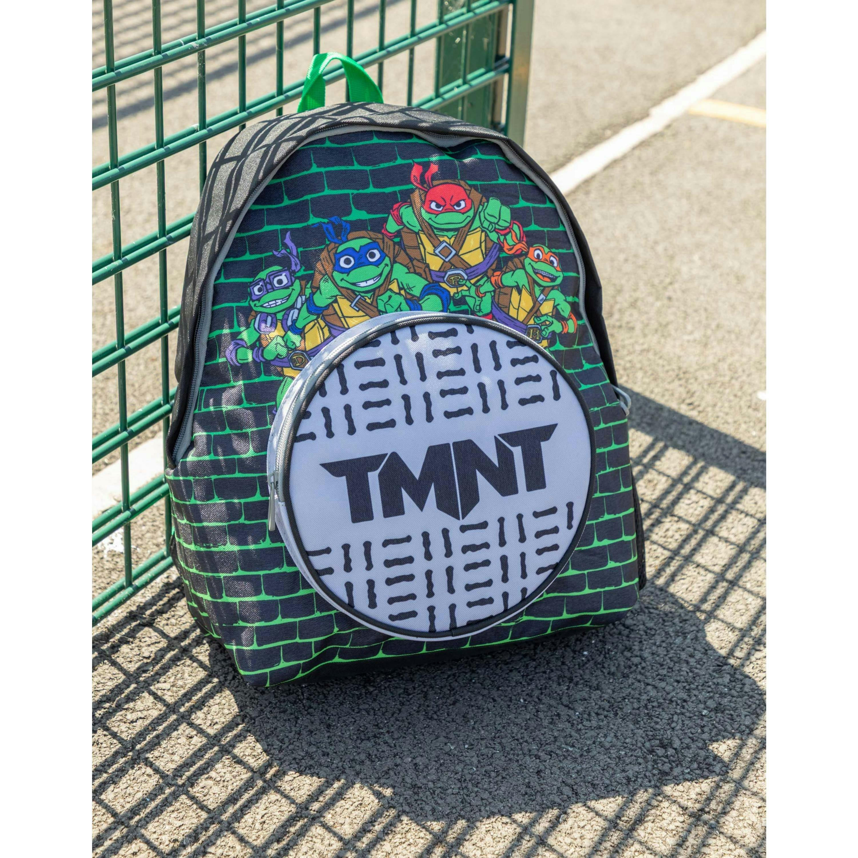 Teenage Mutant Ninja Turtles Unisex Kids Black Sewers Pocket Backpack (One Size) by Vanilla Underground , view 5 of 6