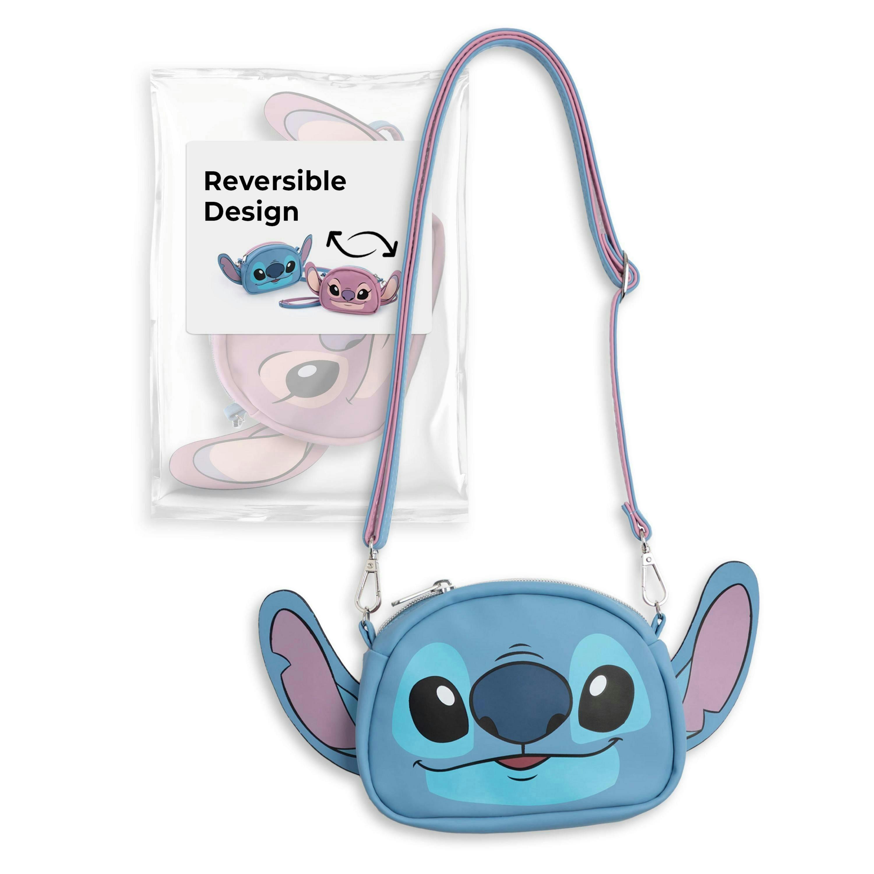 Lilo & Stitch Girls Blue Stitch Cross Body Bag (One Size) by Vanilla Underground , view 1 of 6