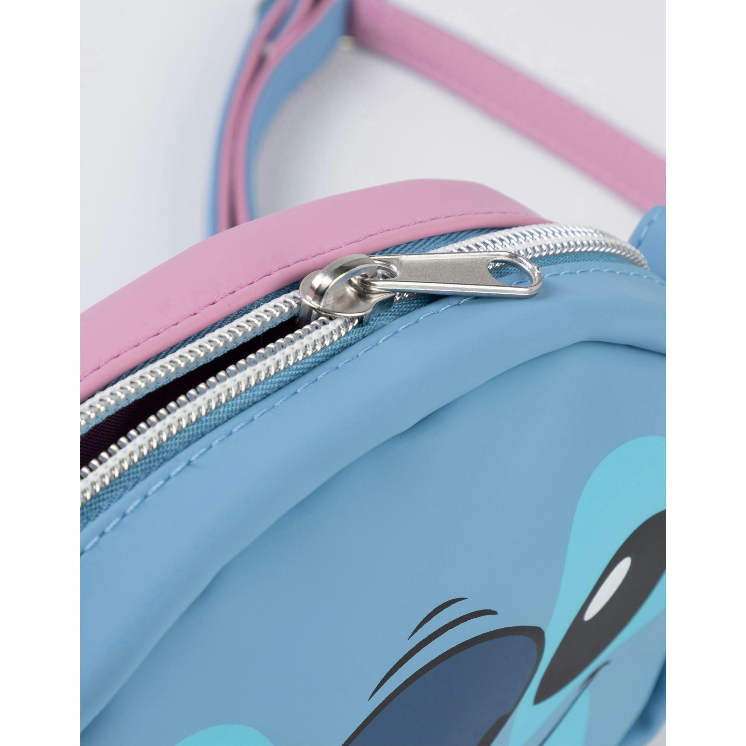 Lilo & Stitch Girls Blue Stitch Cross Body Bag (One Size) by Vanilla Underground , view 4 of 6